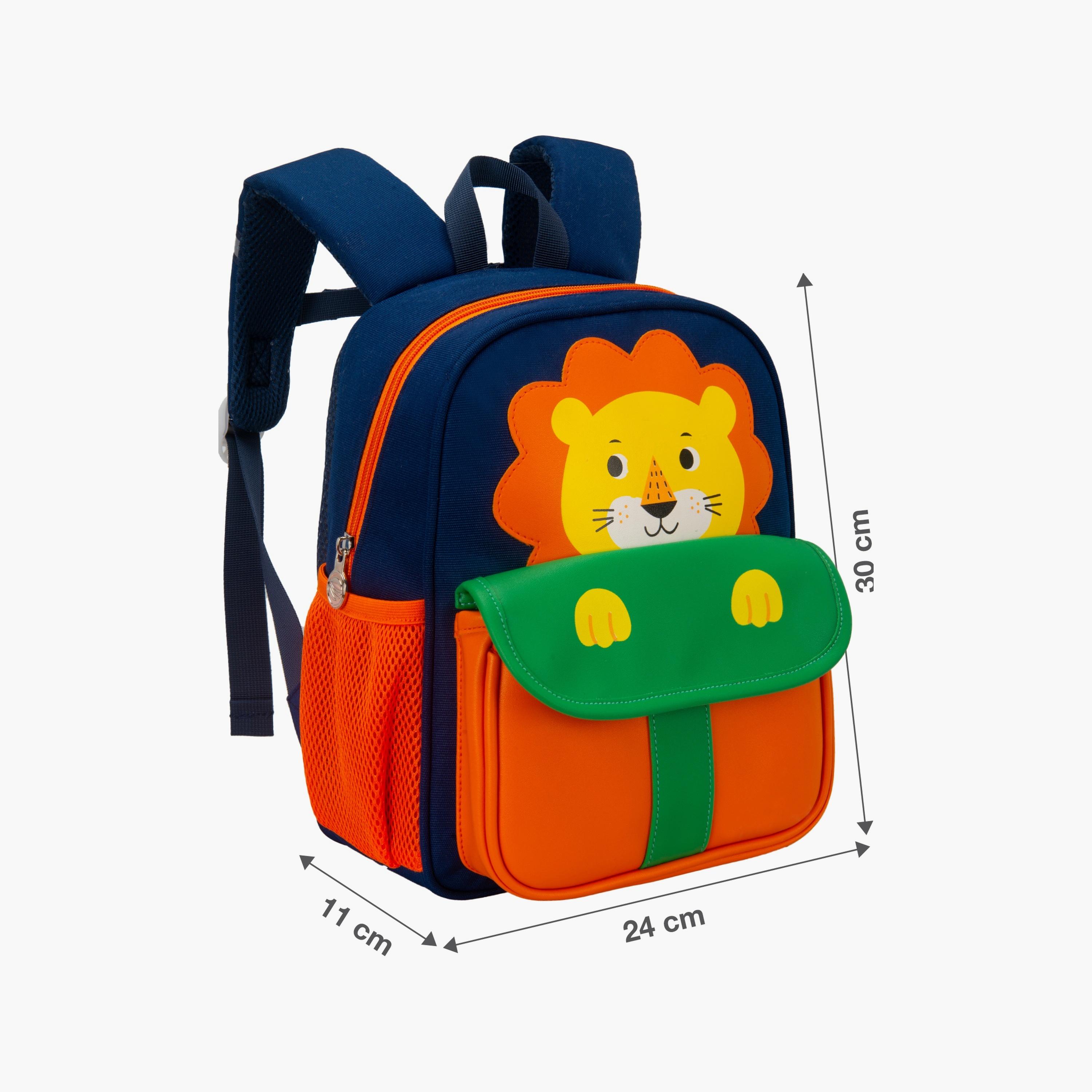 Moon 3D Design Comfy Backpack - Lion - 12inch-school-bagsandbackpacks-backpacks-image-3