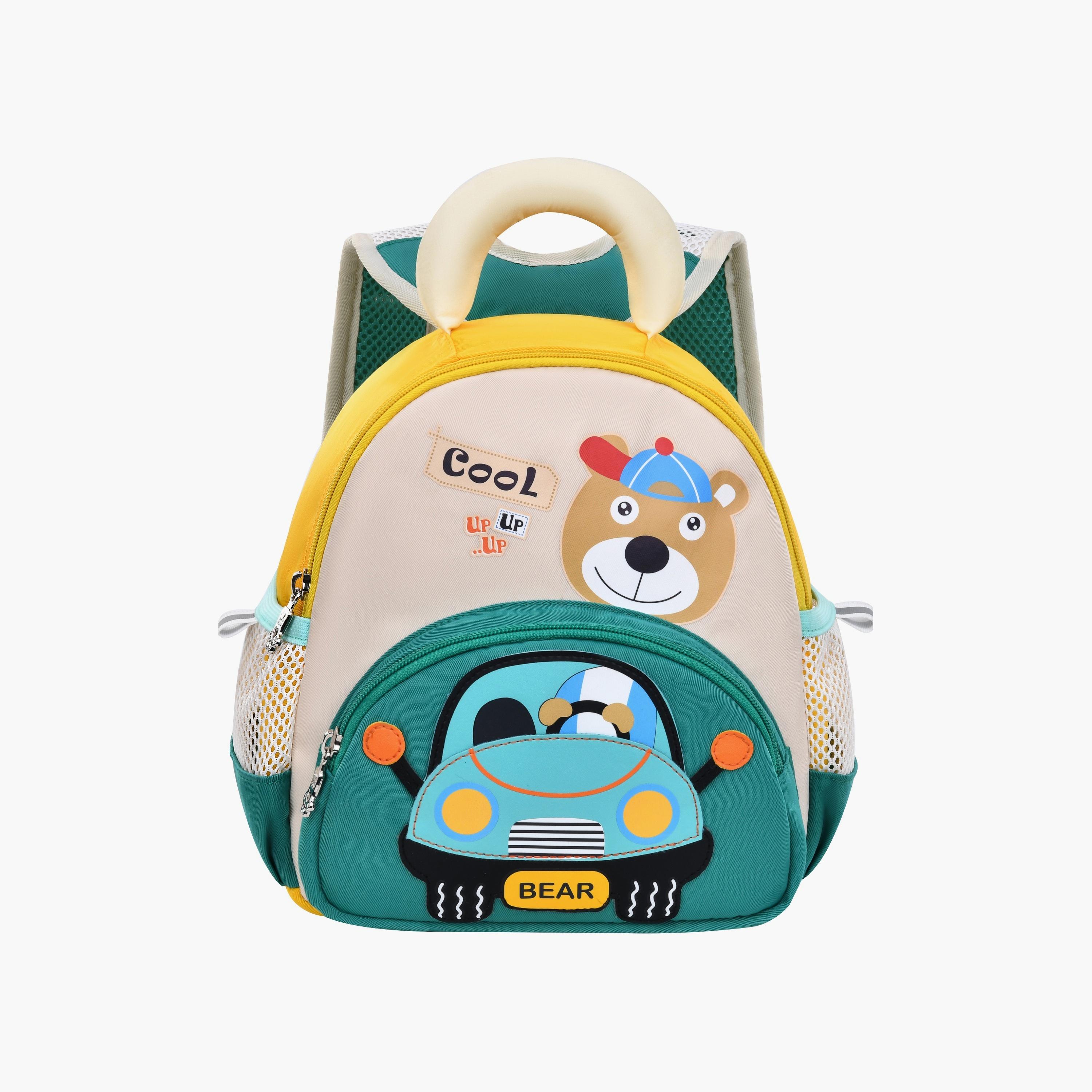 Moon 3D Design Comfy Backpack - Bear - 9inch-school-bagsandbackpacks-backpacks-image-1