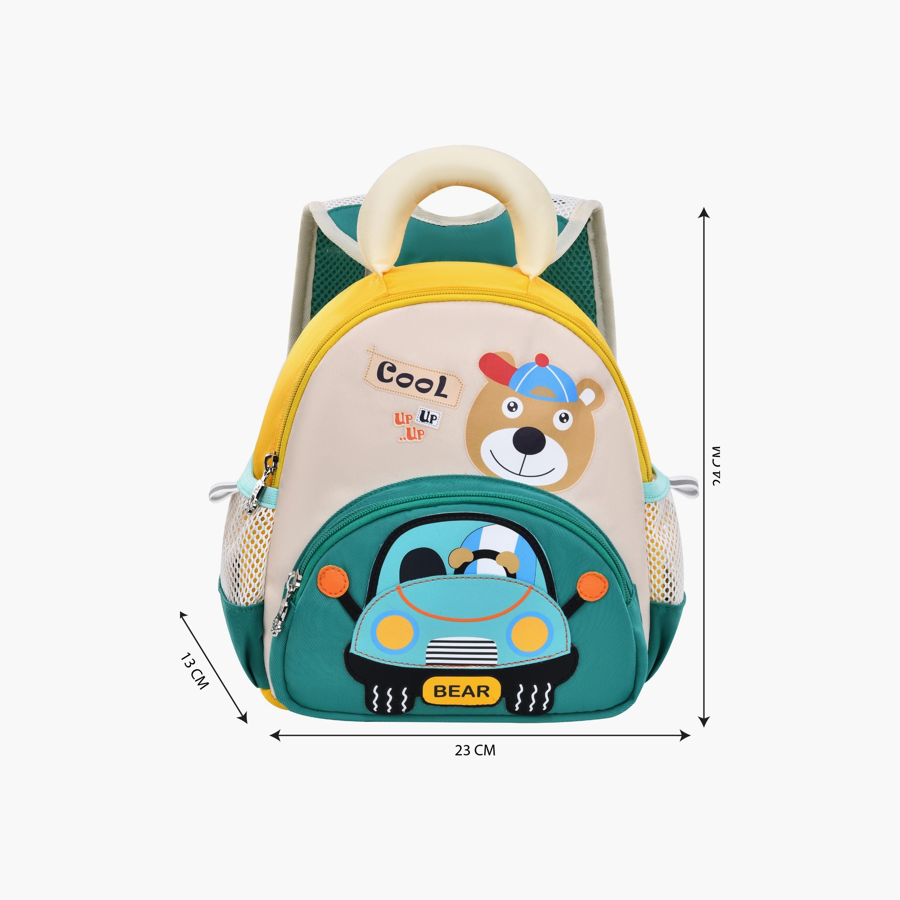 Moon 3D Design Comfy Backpack - Bear - 9inch-school-bagsandbackpacks-backpacks-image-3
