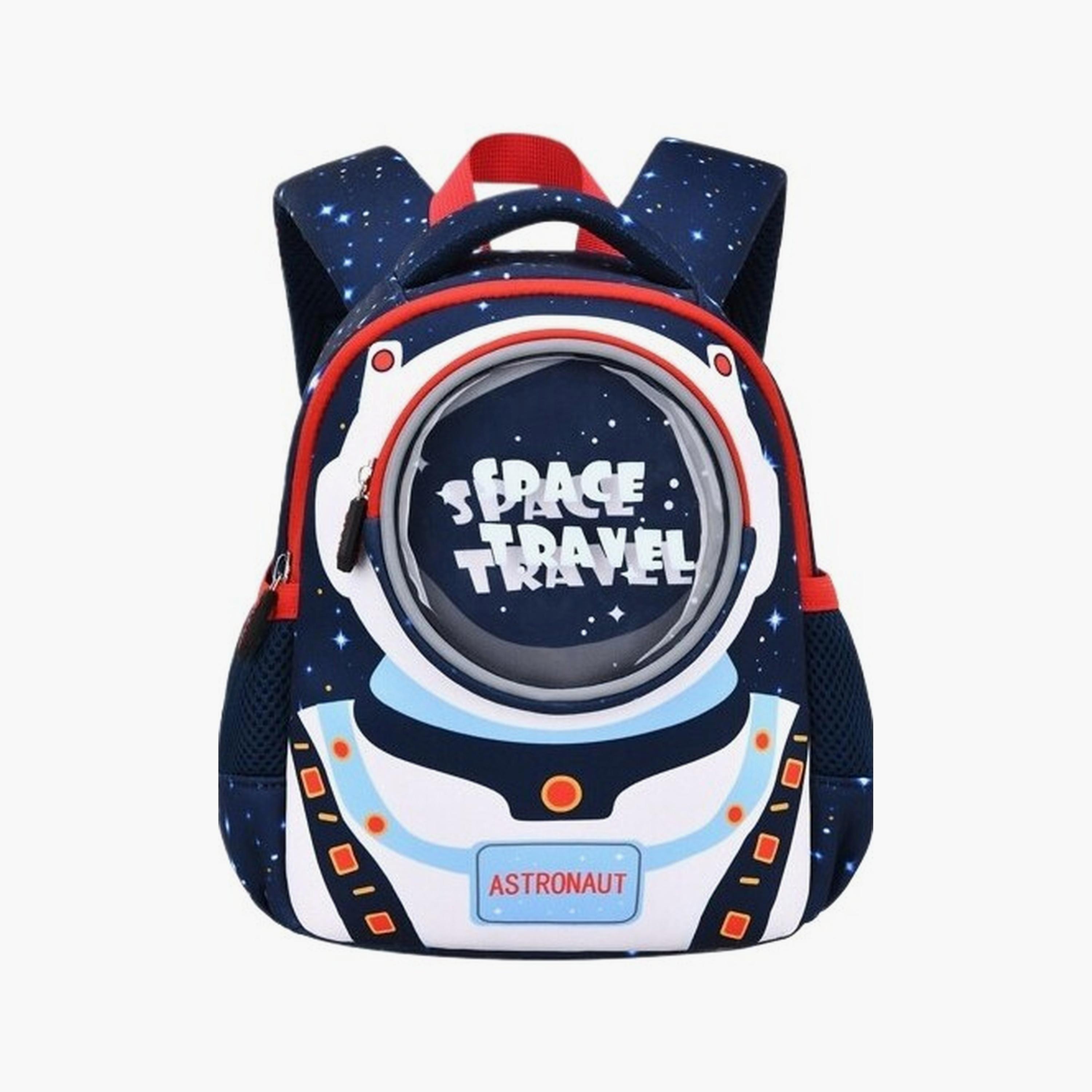 Moon Comfy 3D Design Padded Straps Space Print Backpack-school-bagsandbackpacks-backpacks-image-1