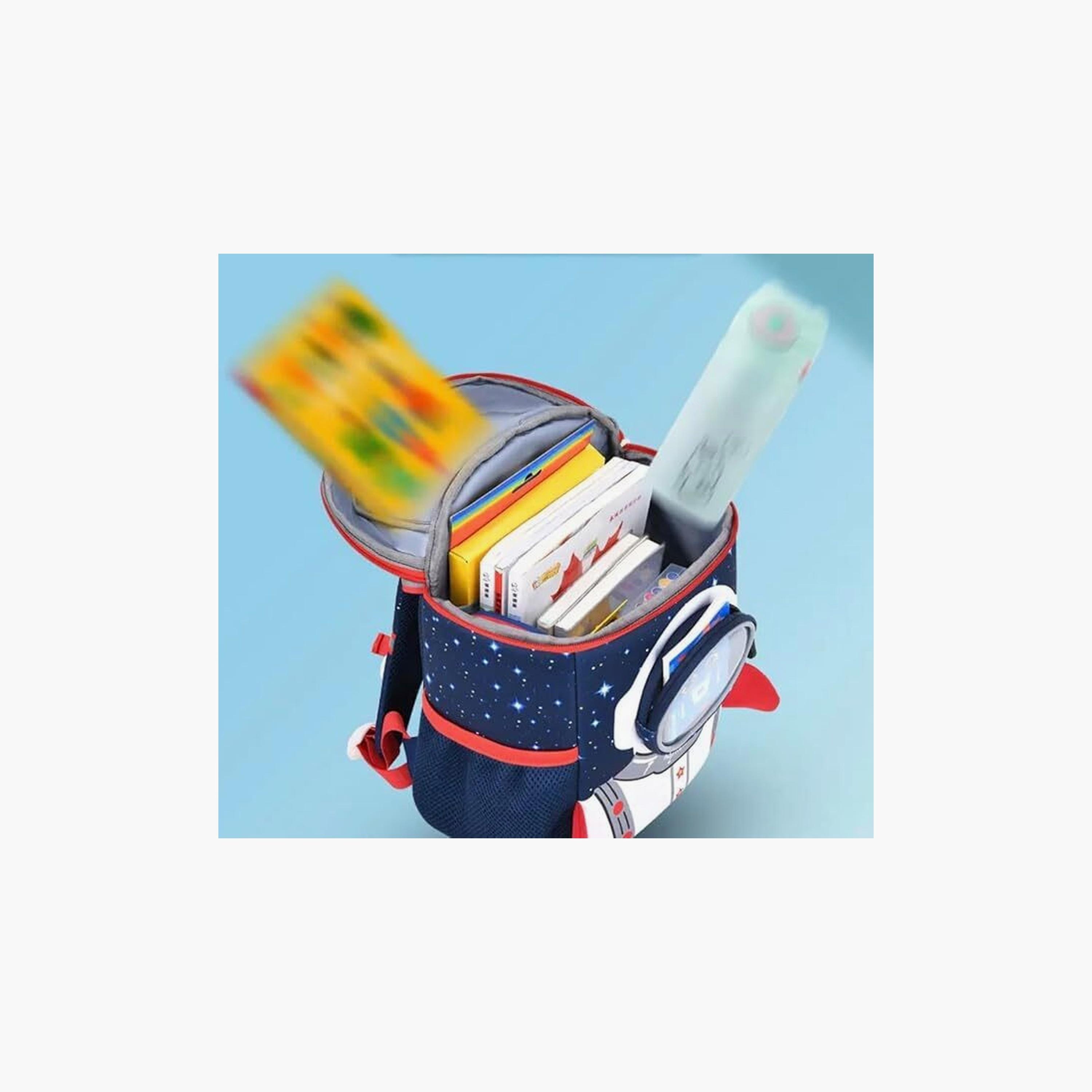 Moon Comfy 3D Design Padded Straps Space Print Backpack-school-bagsandbackpacks-backpacks-image-2
