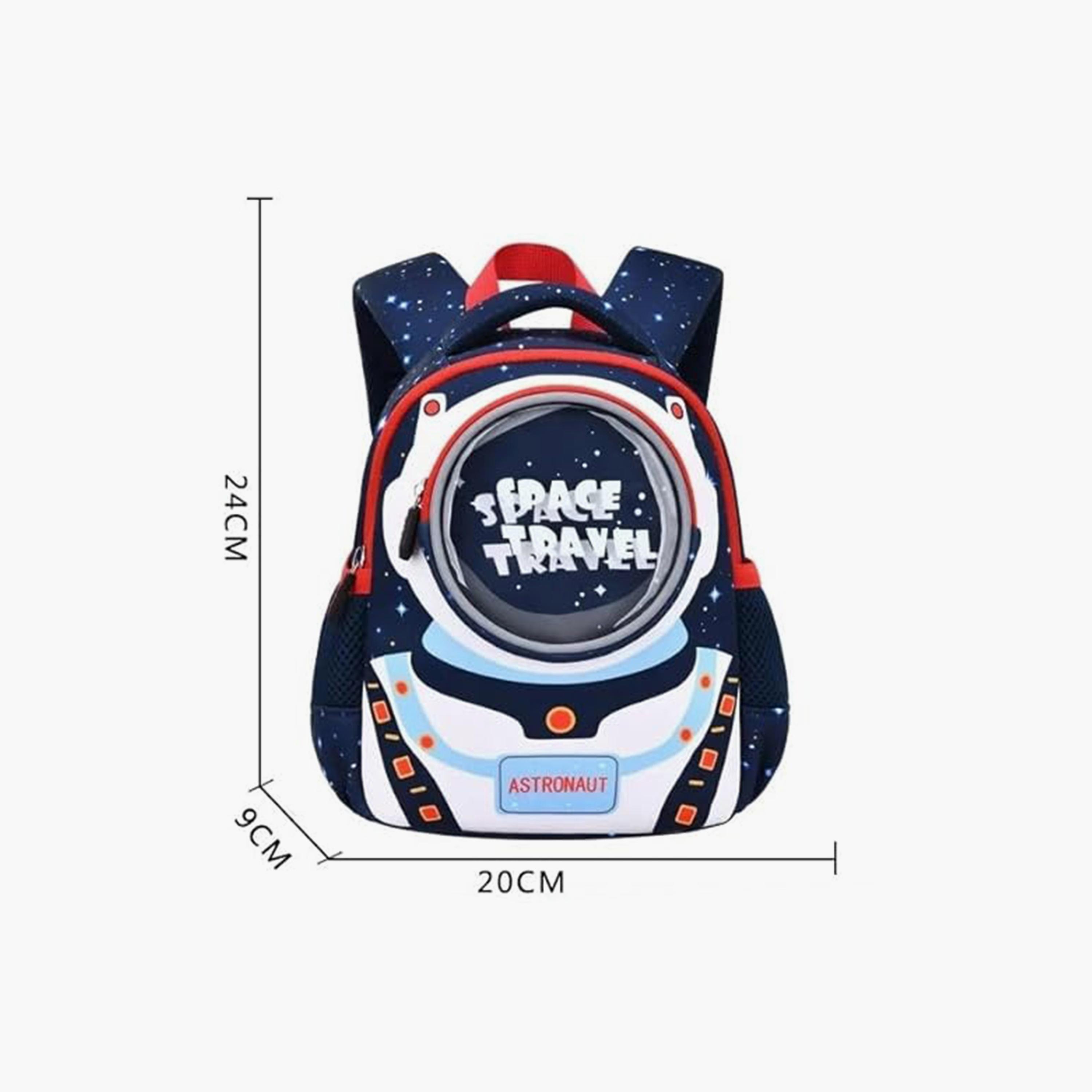 Moon Comfy 3D Design Padded Straps Space Print Backpack-school-bagsandbackpacks-backpacks-image-3