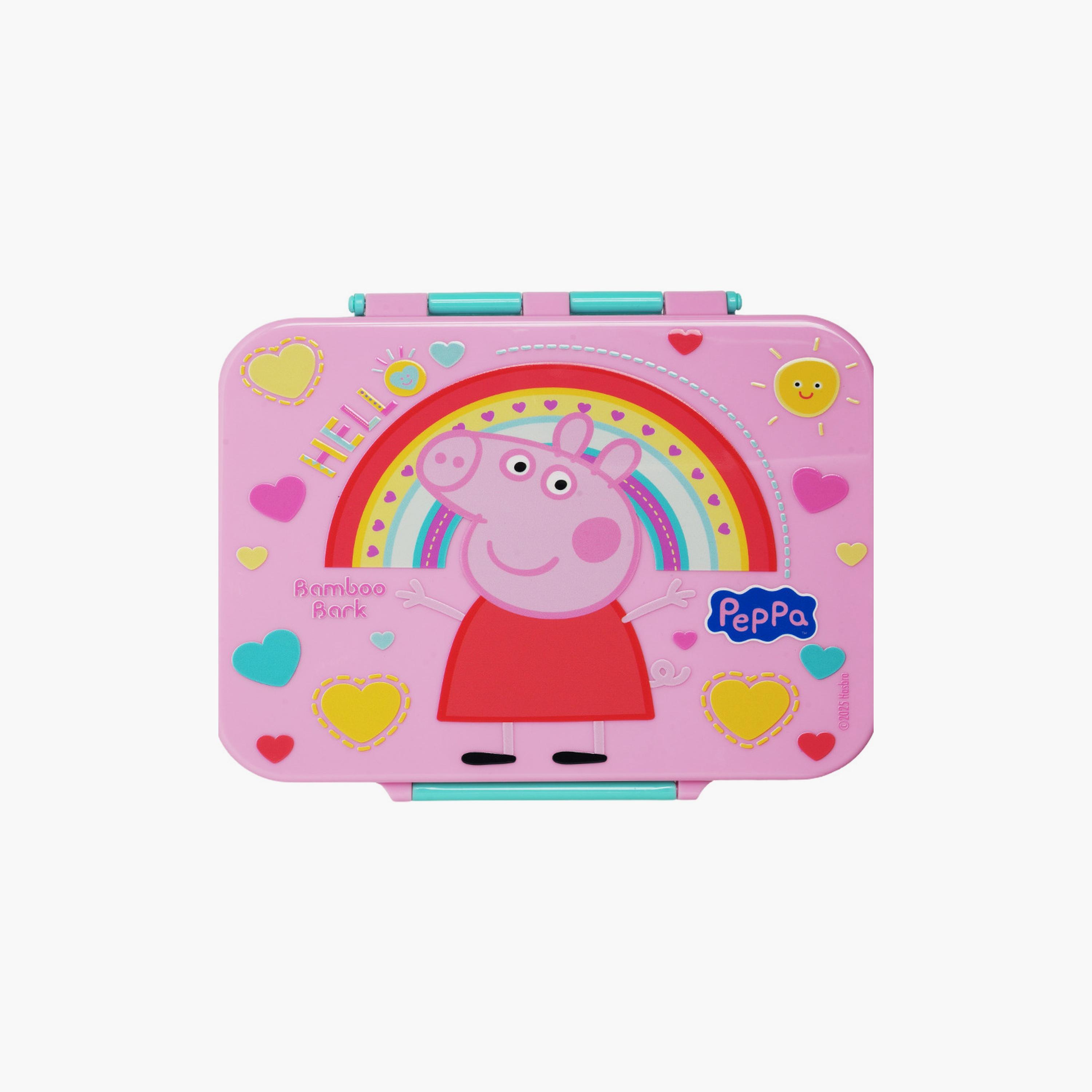 صندوق غداء معزول بطبعة بيبا بيج من بامبو بارك - 800 مل-school-lunchessentials-lunchboxes-image-1