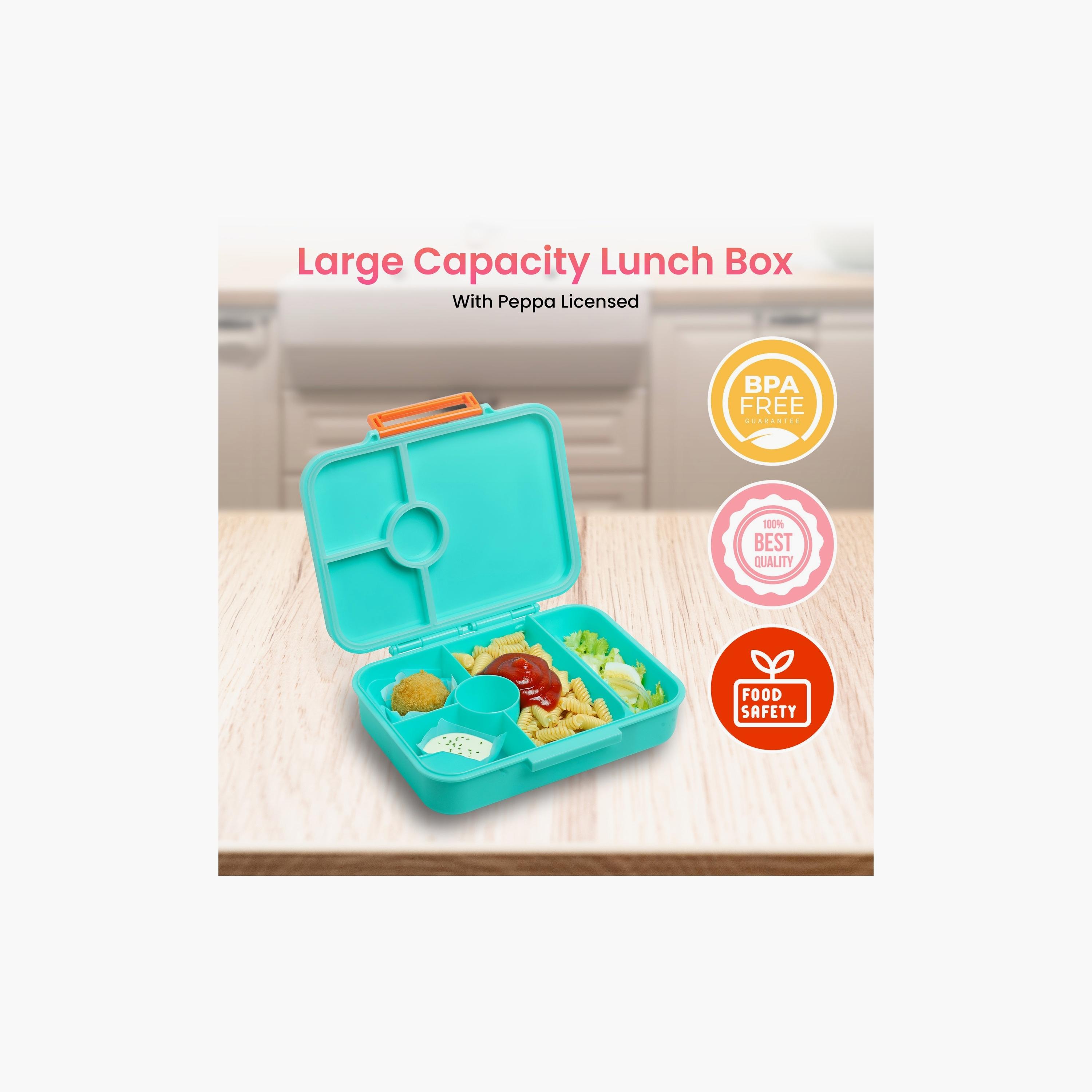 صندوق غداء معزول بطبعة جورج بيج من بامبو بارك - 800 مل-school-lunchessentials-lunchboxes-image-2
