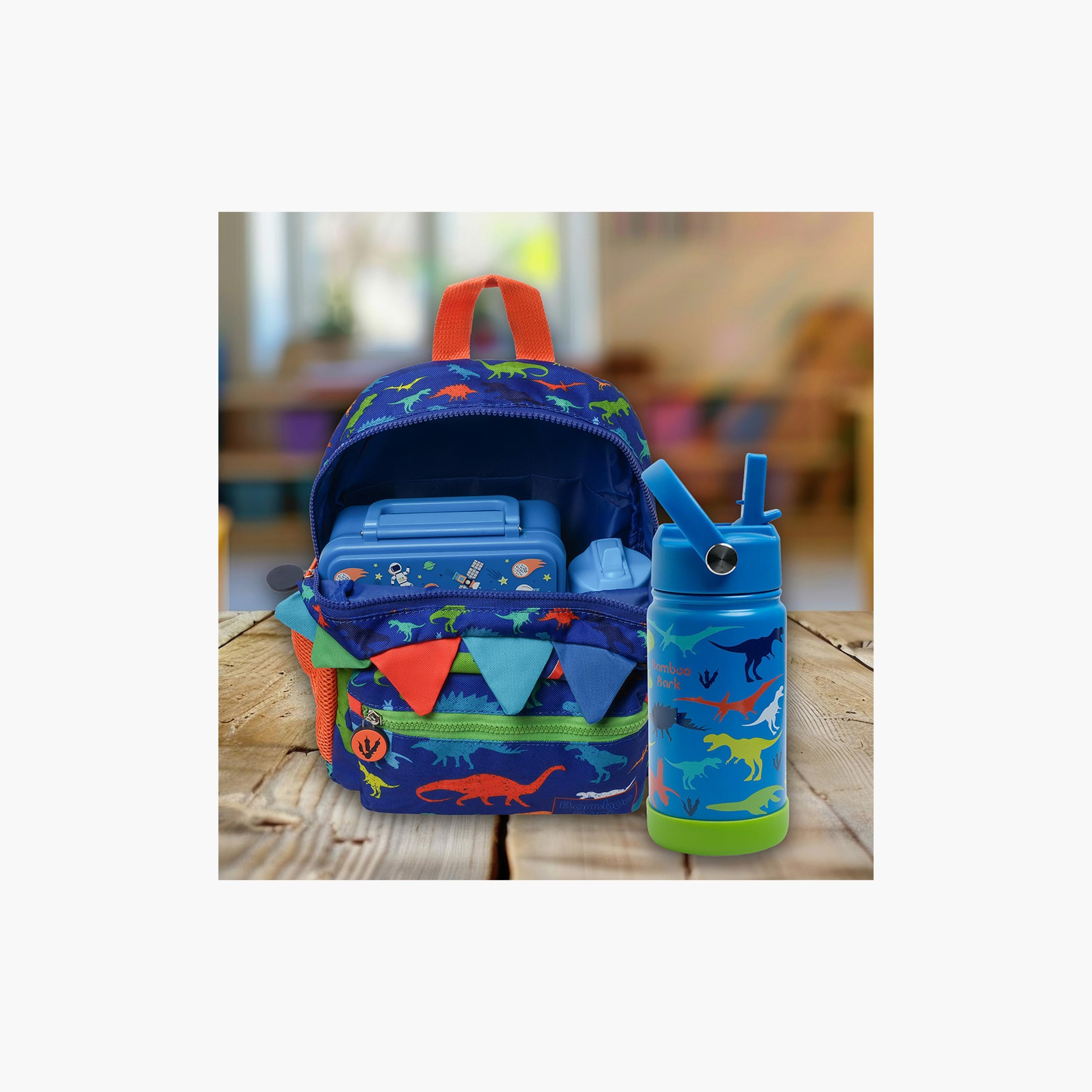 Bamboo Bark Dinosaur Print Backpack with Adjustable Straps - 12.21inch-school-bagsandbackpacks-backpacks-image-6