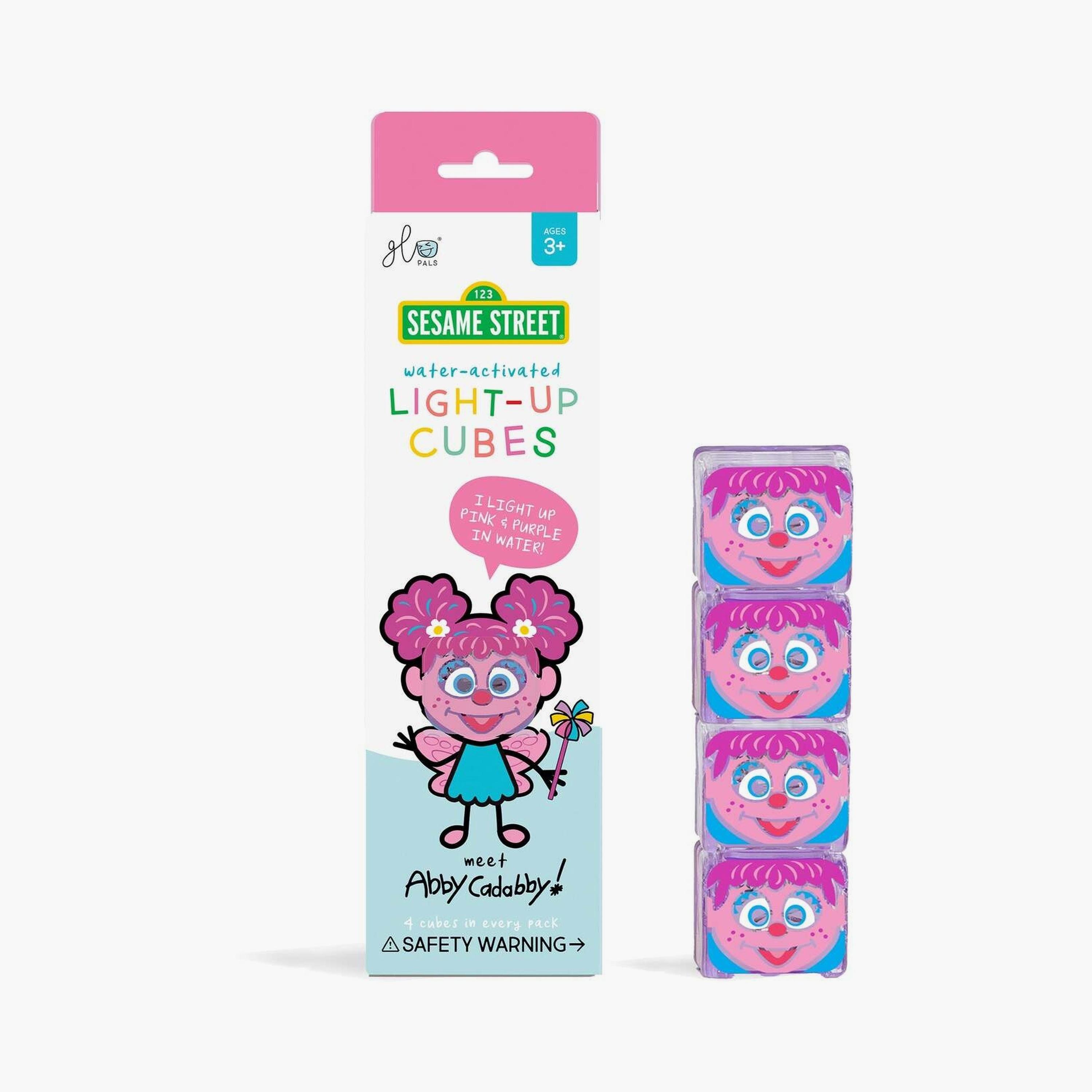 Glo Pals 4-Piece Sesame Street Light Up Bath Glow Cubes-toys-babyandtoddlertoys-bathtoys-image-1