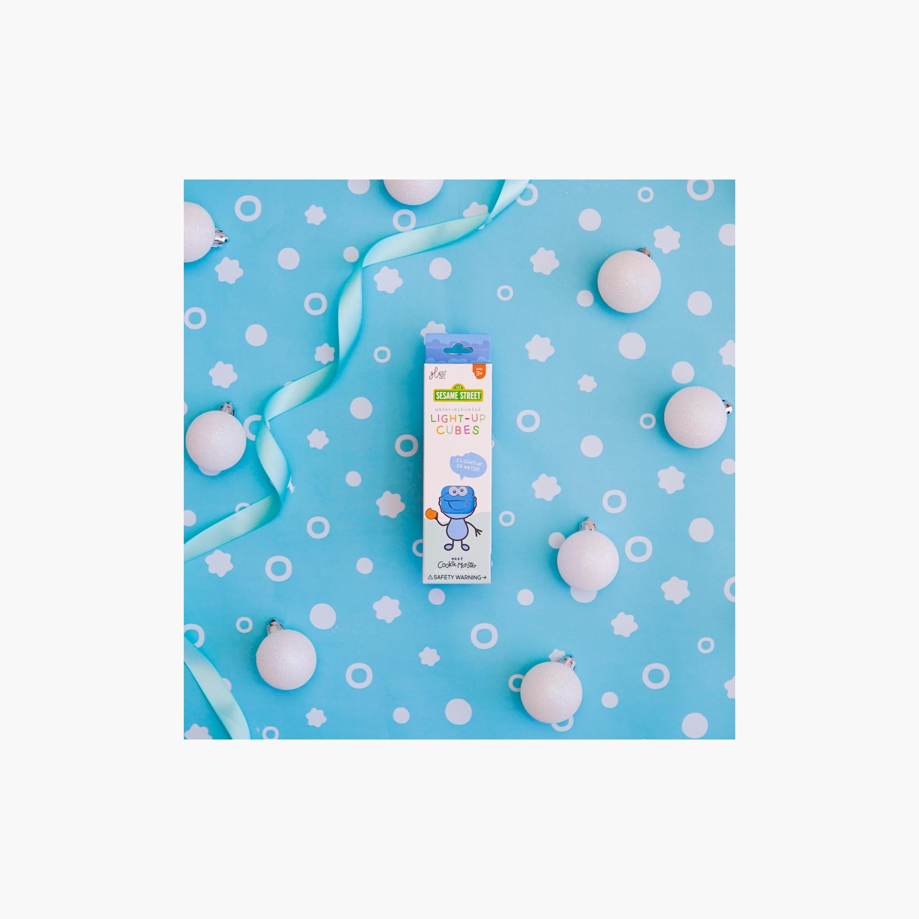 مكعبات مضيئة للاستحمام سيسمي ستريت 4 قطع من جلو بالز-toys-babyandtoddlertoys-bathtoys-image-2