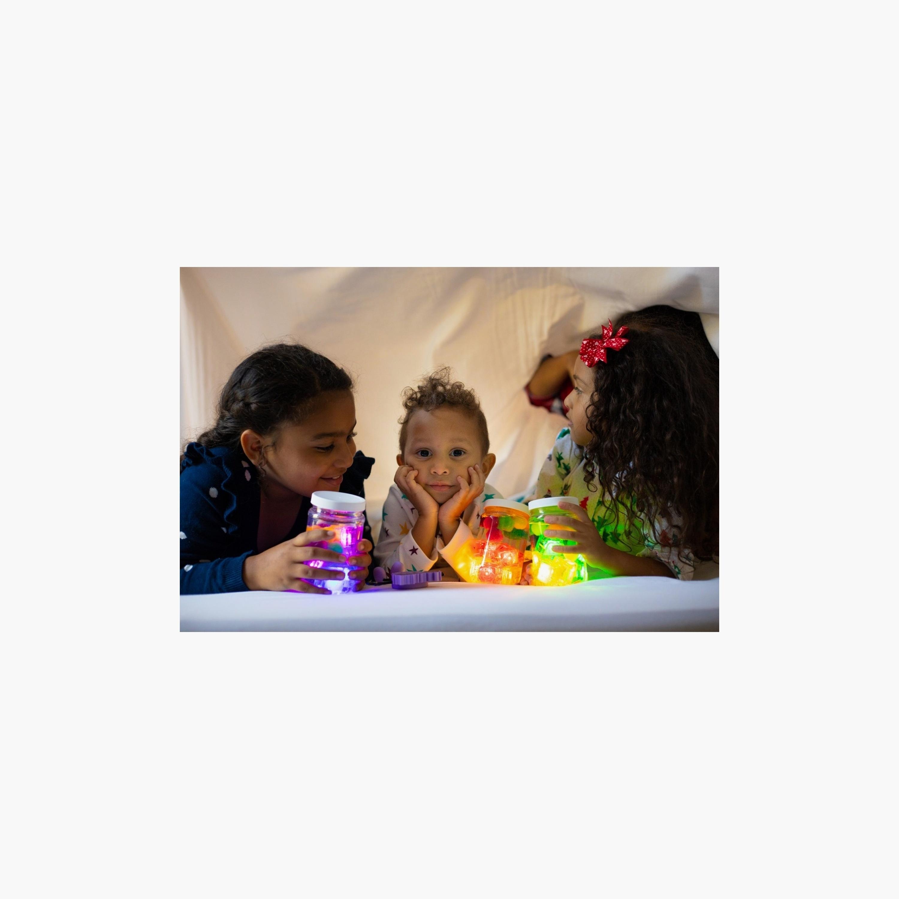 مكعبات مضيئة للاستحمام سيسمي ستريت 4 قطع من جلو بالز-toys-babyandtoddlertoys-bathtoys-image-5