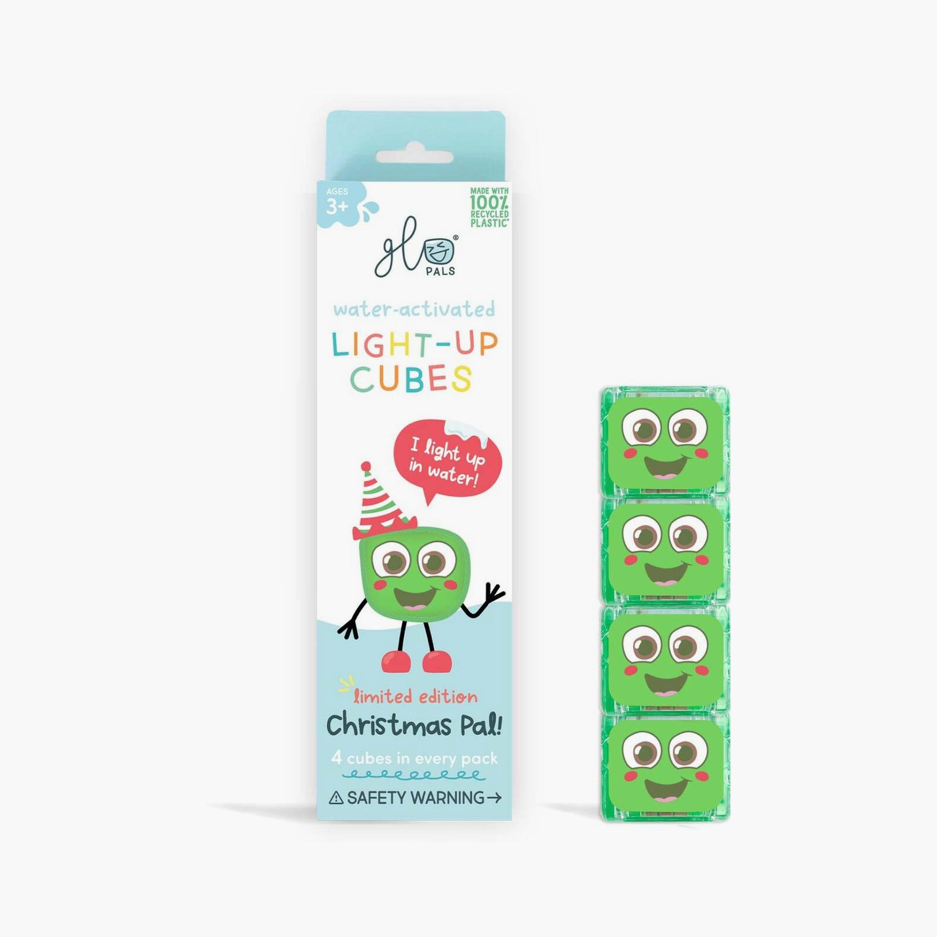 Glo Pals 4-Piece Christmas Light Up Bath Glow Cubes-toys-babyandtoddlertoys-bathtoys-image-1