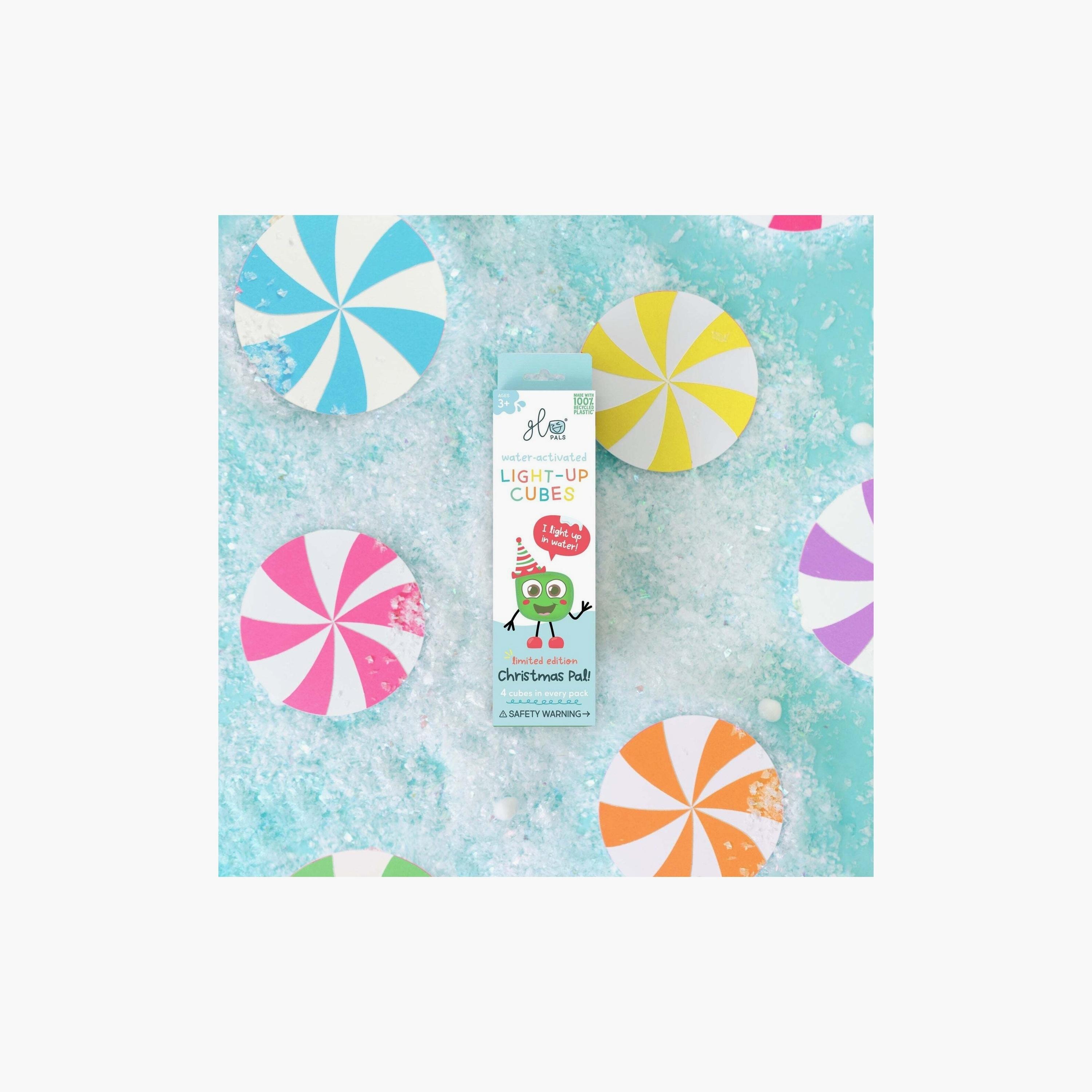 Glo Pals 4-Piece Christmas Light Up Bath Glow Cubes-toys-babyandtoddlertoys-bathtoys-image-2