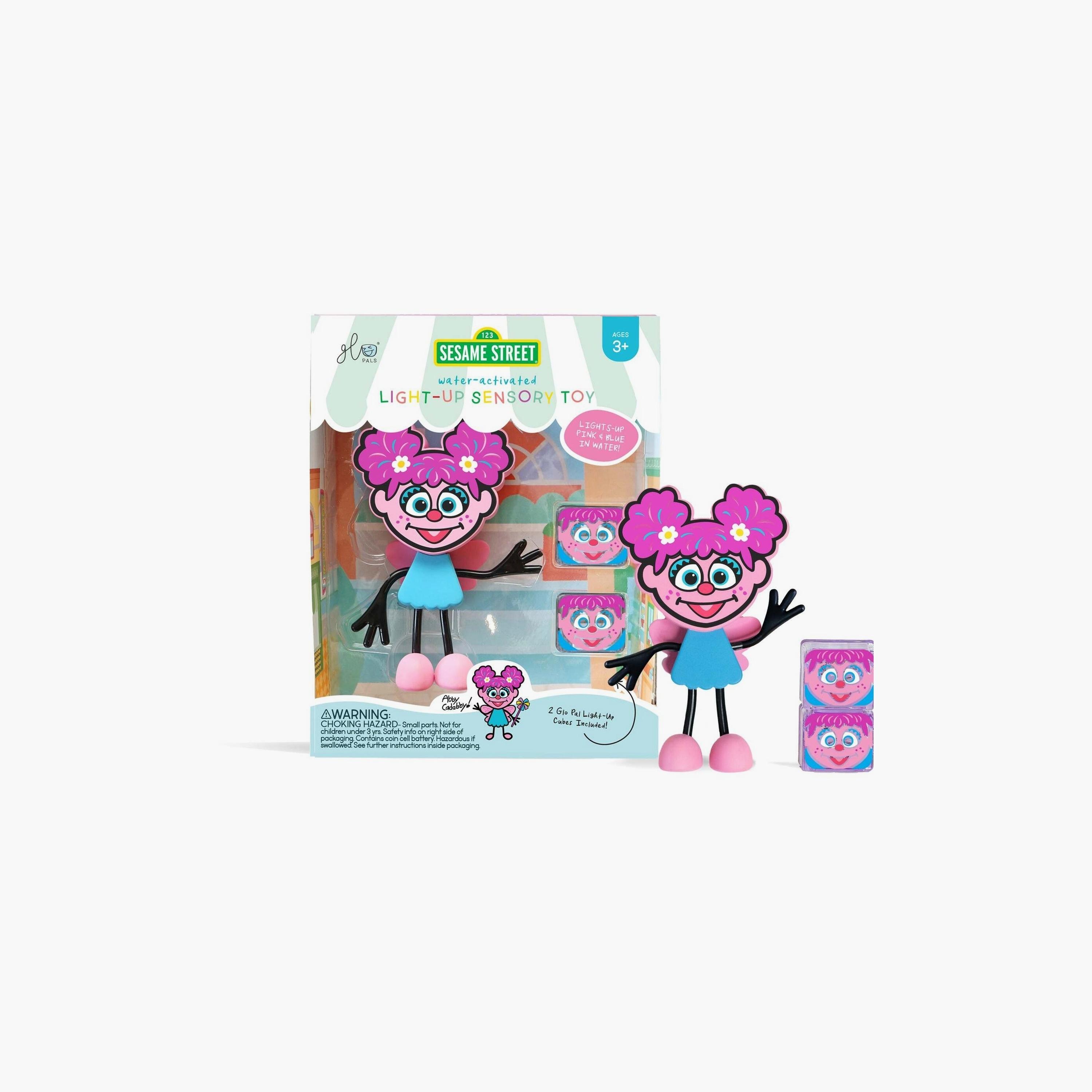 Glo Pals Sesame Street Character & Light Up Bath Glow Cubes-toys-babyandtoddlertoys-bathtoys-image-1