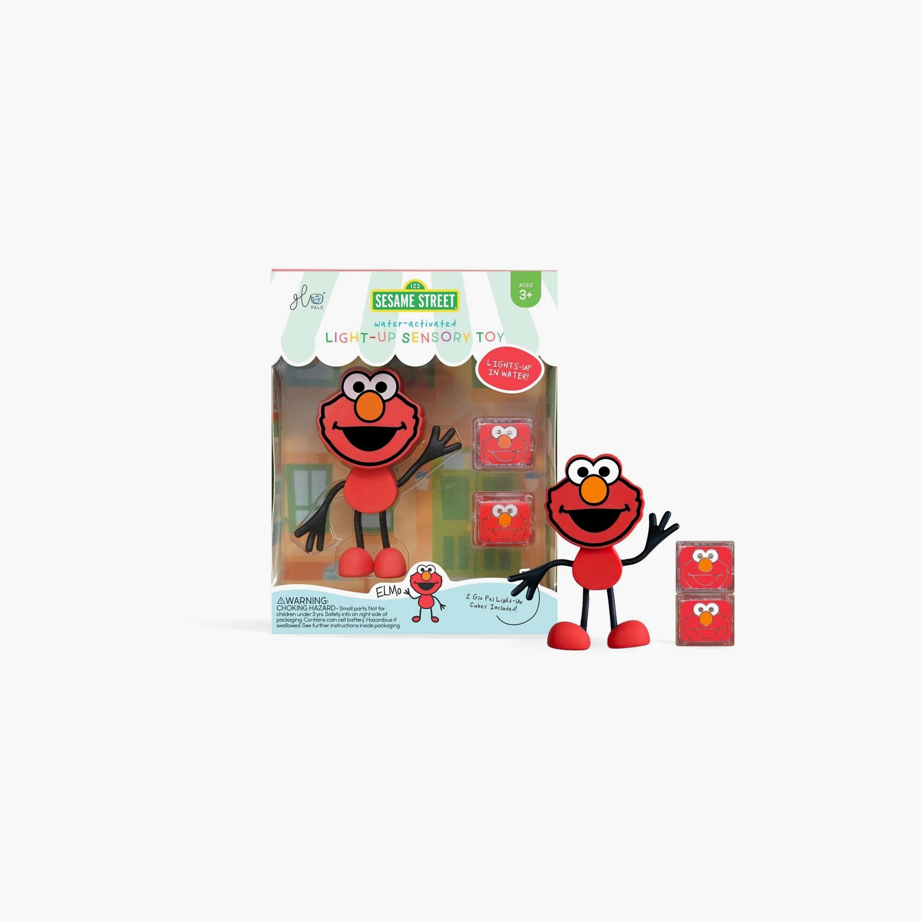 Glo Pals Sesame Street Character & Light Up Bath Glow Cubes-toys-babyandtoddlertoys-bathtoys-image-1