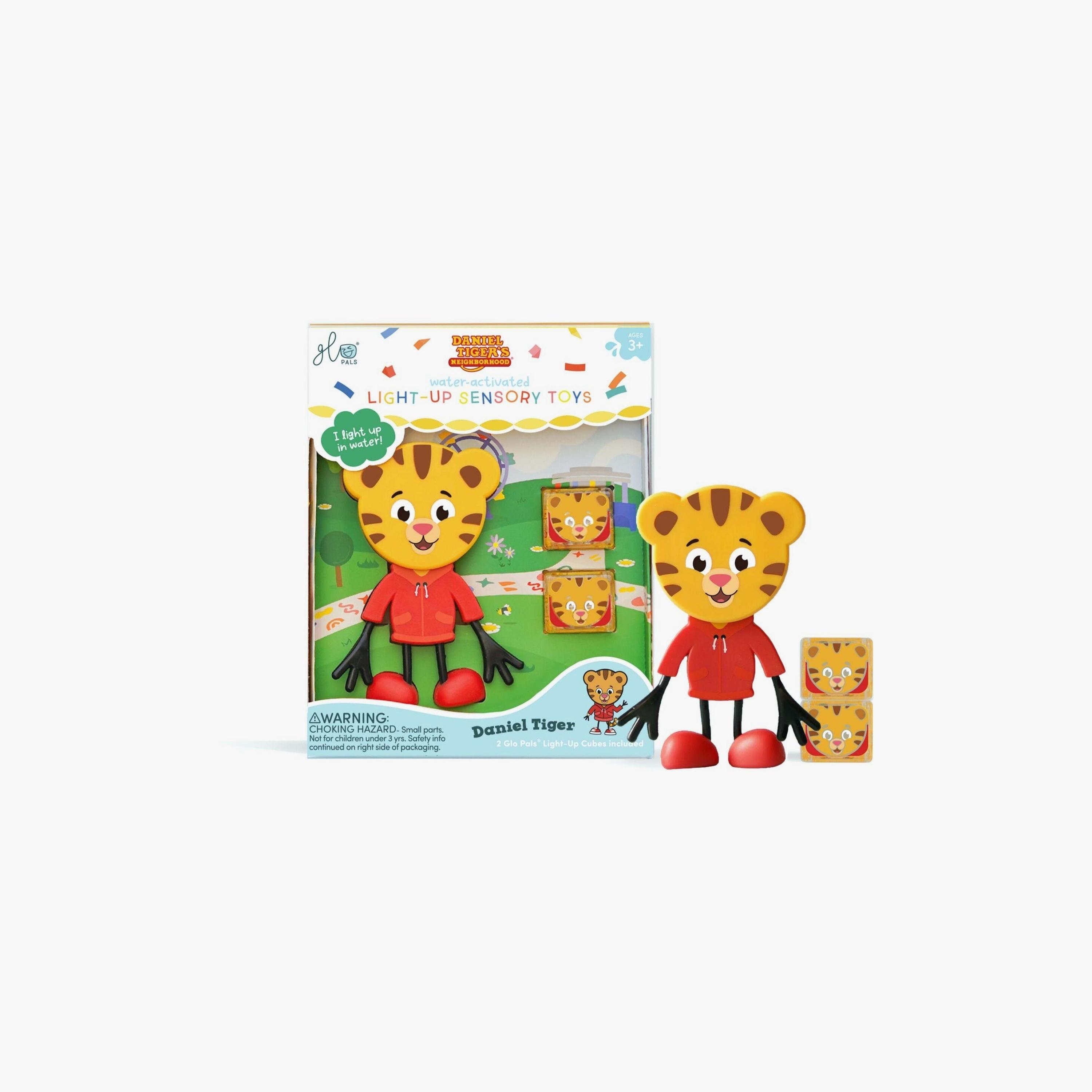 Glo Pals Daniel Tiger Character & Light Up Bath Glow Cubes-toys-babyandtoddlertoys-bathtoys-image-1