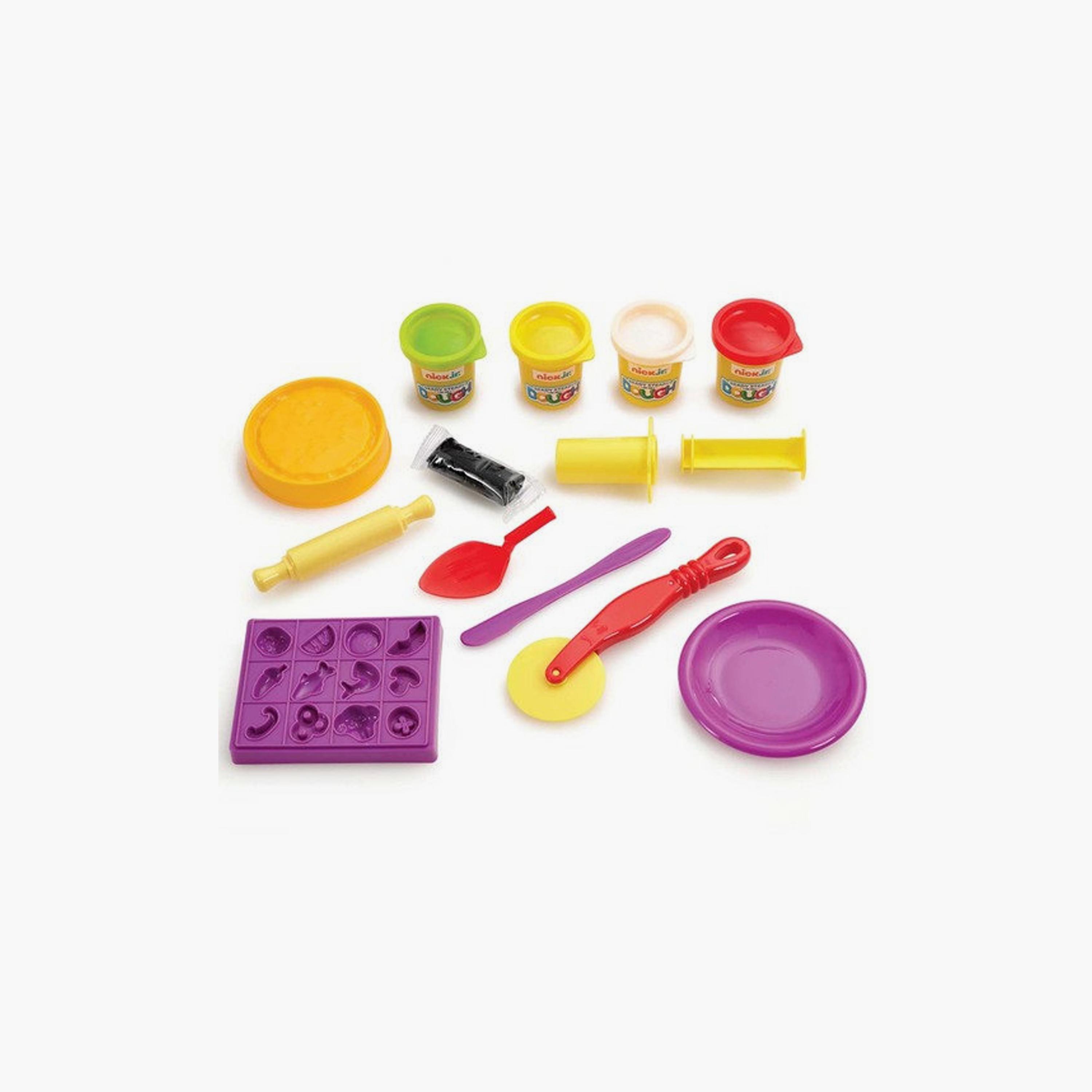 مجموعة لعب صلصال البيتزا - 252 جرام من أدو نيك جونيور-toys-educational-doughtoys-image-1
