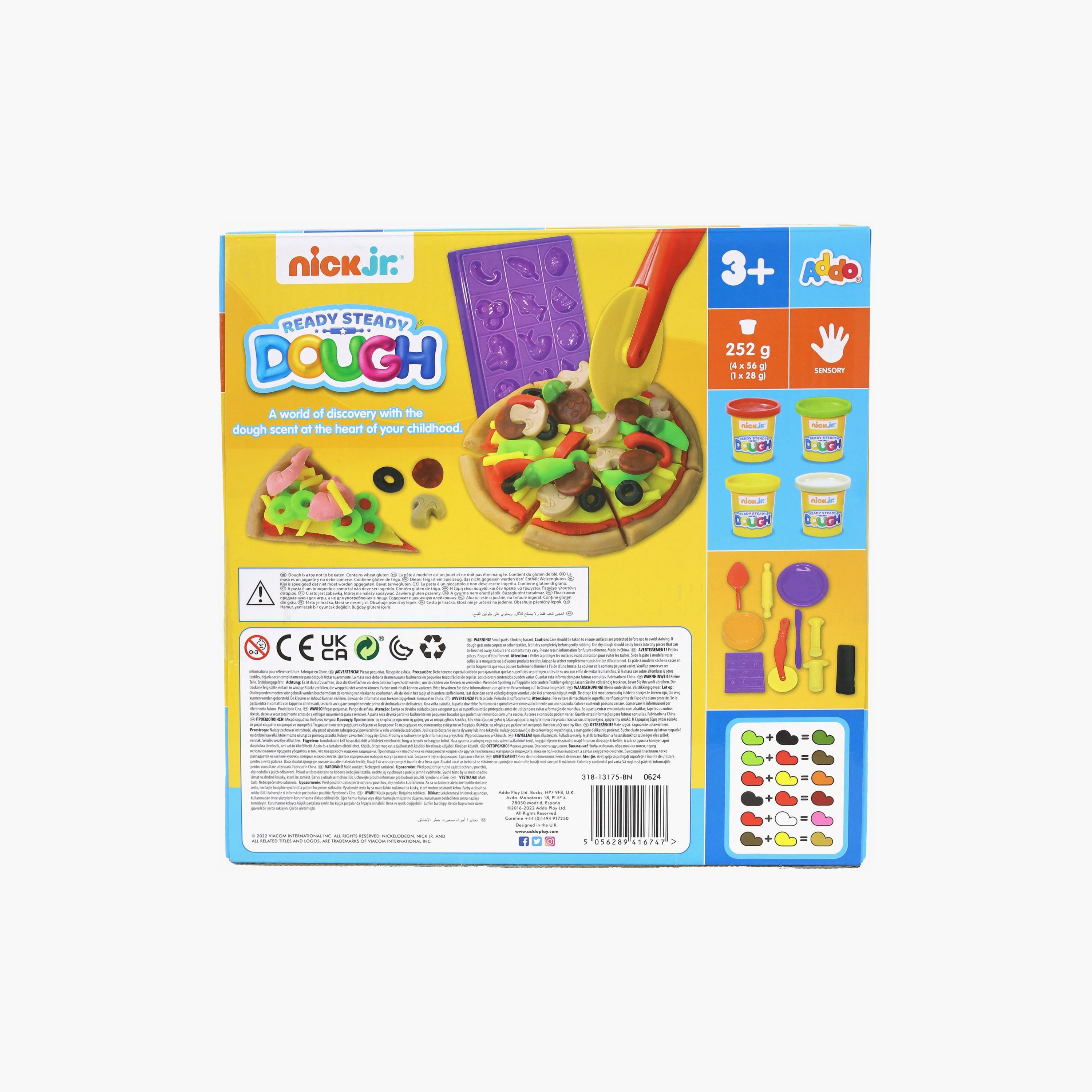 مجموعة لعب صلصال البيتزا - 252 جرام من أدو نيك جونيور-toys-educational-doughtoys-image-4