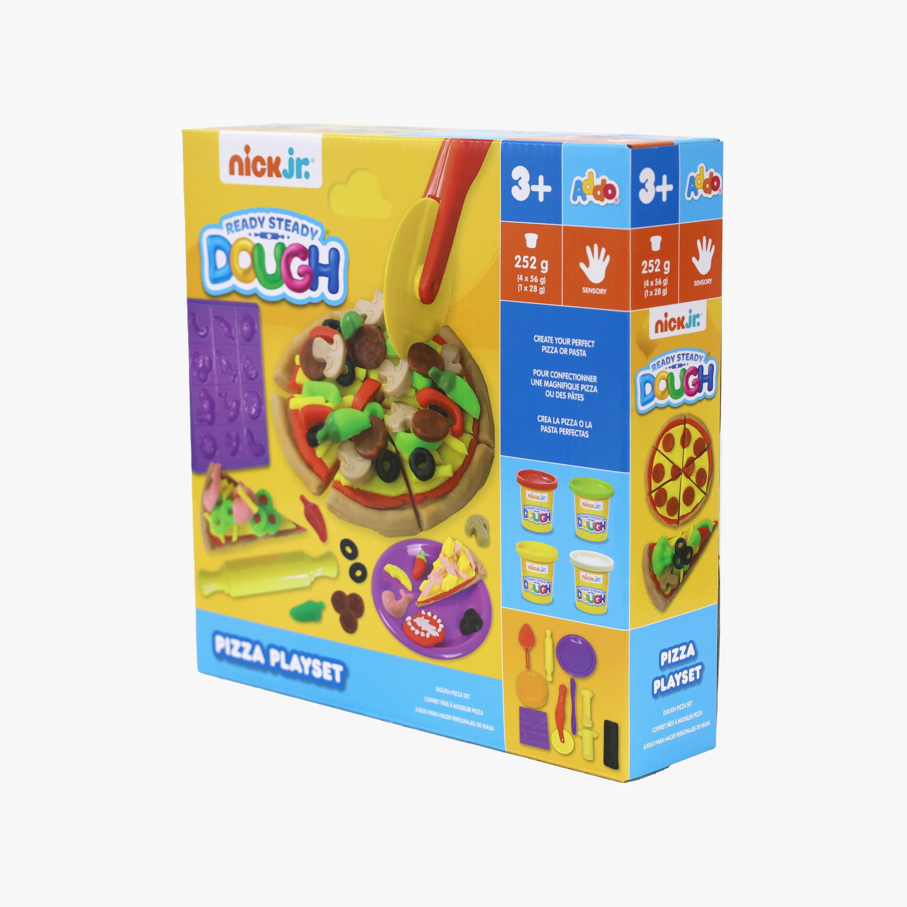 مجموعة لعب صلصال البيتزا - 252 جرام من أدو نيك جونيور-toys-educational-doughtoys-image-5