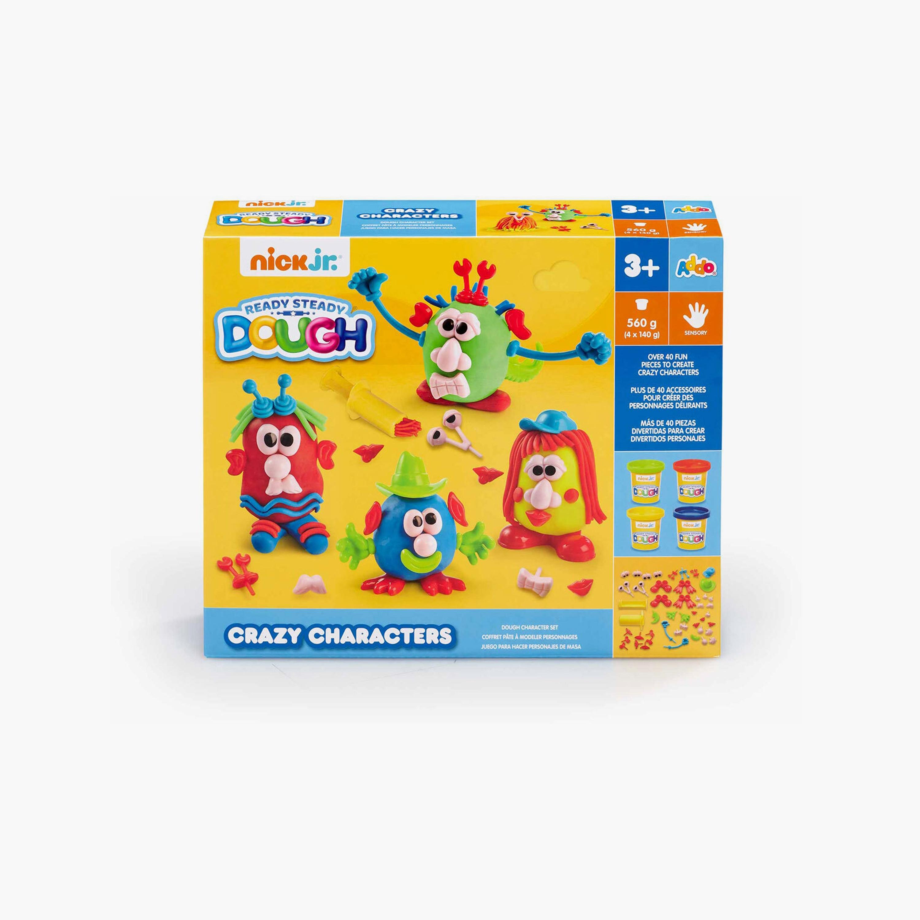 صلصال الشخصيات المجنونة - 560 جرام من أدو نيك جونيور-toys-educational-doughtoys-image-4