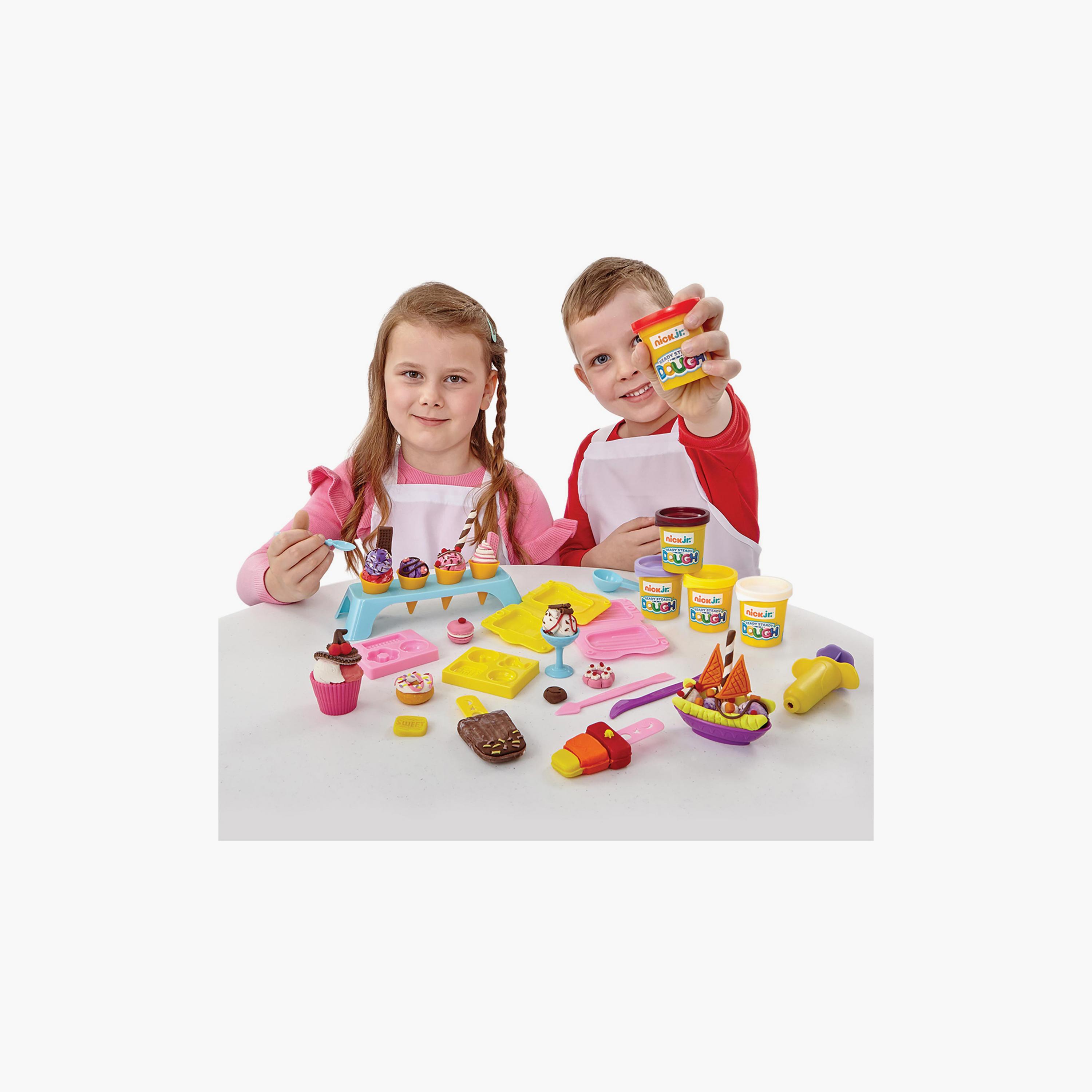 صلصال الآيس كريم الفاخر - 280 جرام من أدو نيك جونيور-toys-educational-doughtoys-image-2