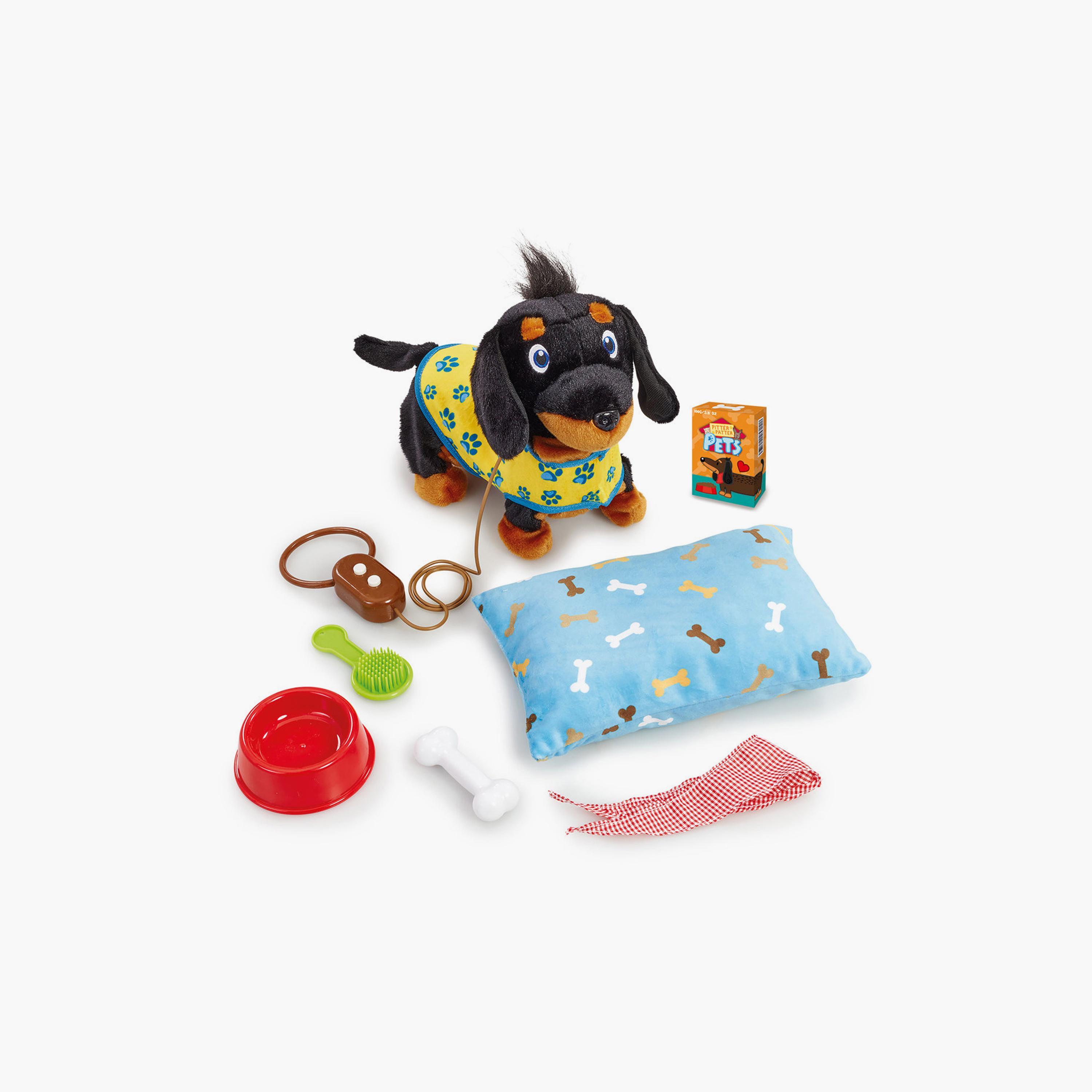 Addo Pitter Patter Battery Operated Wiggle Jiggle Dachshund Deluxe-toys-plushsofttoys-animals-image-1