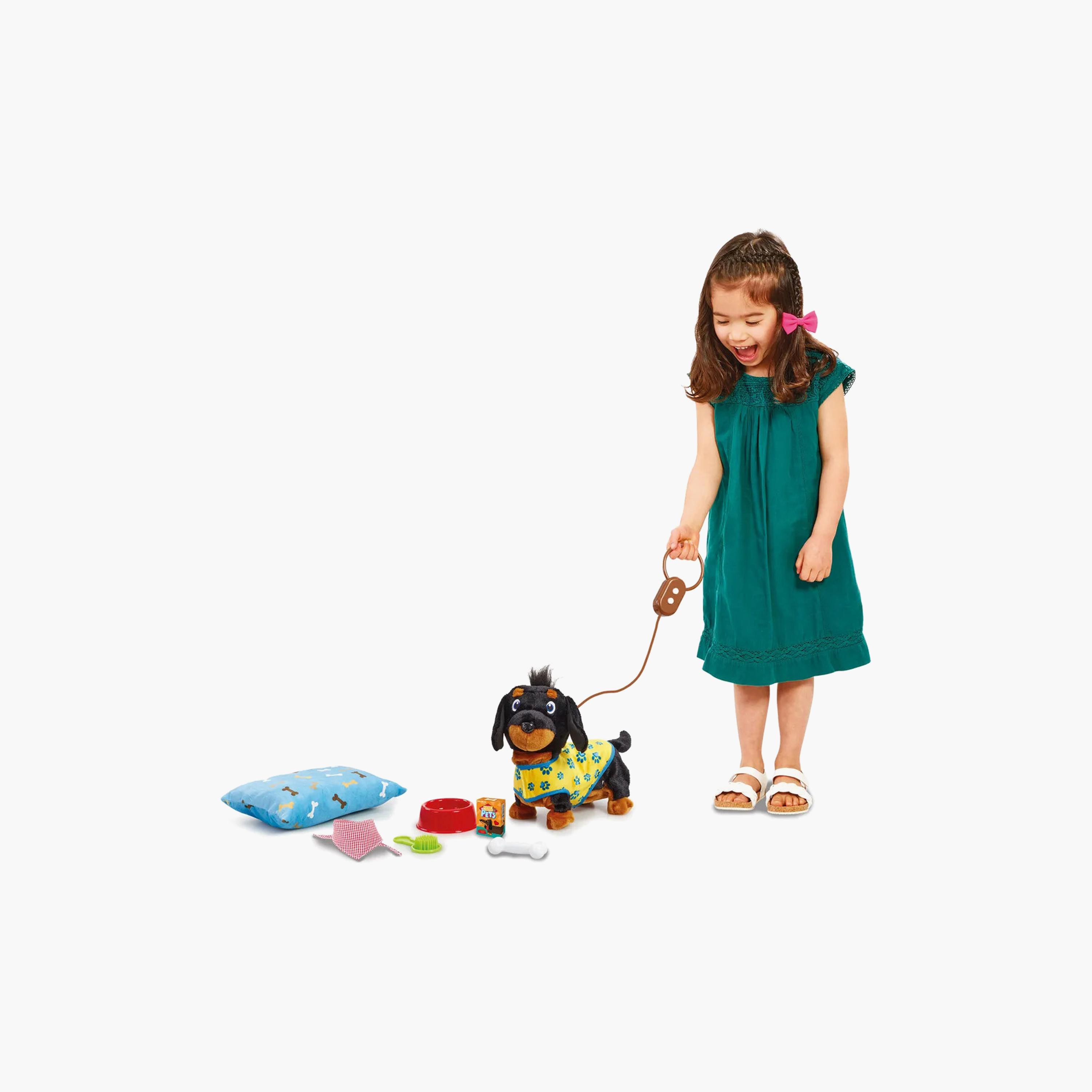 Addo Pitter Patter Battery Operated Wiggle Jiggle Dachshund Deluxe-toys-plushsofttoys-animals-image-2