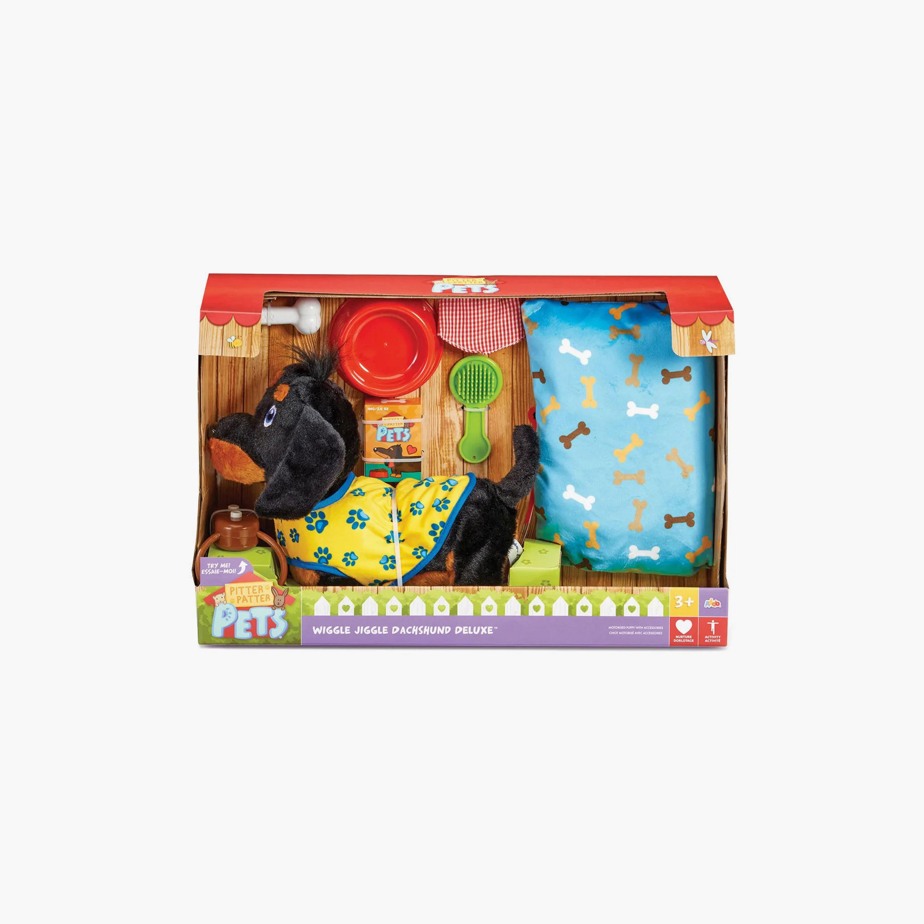 Addo Pitter Patter Battery Operated Wiggle Jiggle Dachshund Deluxe-toys-plushsofttoys-animals-image-3