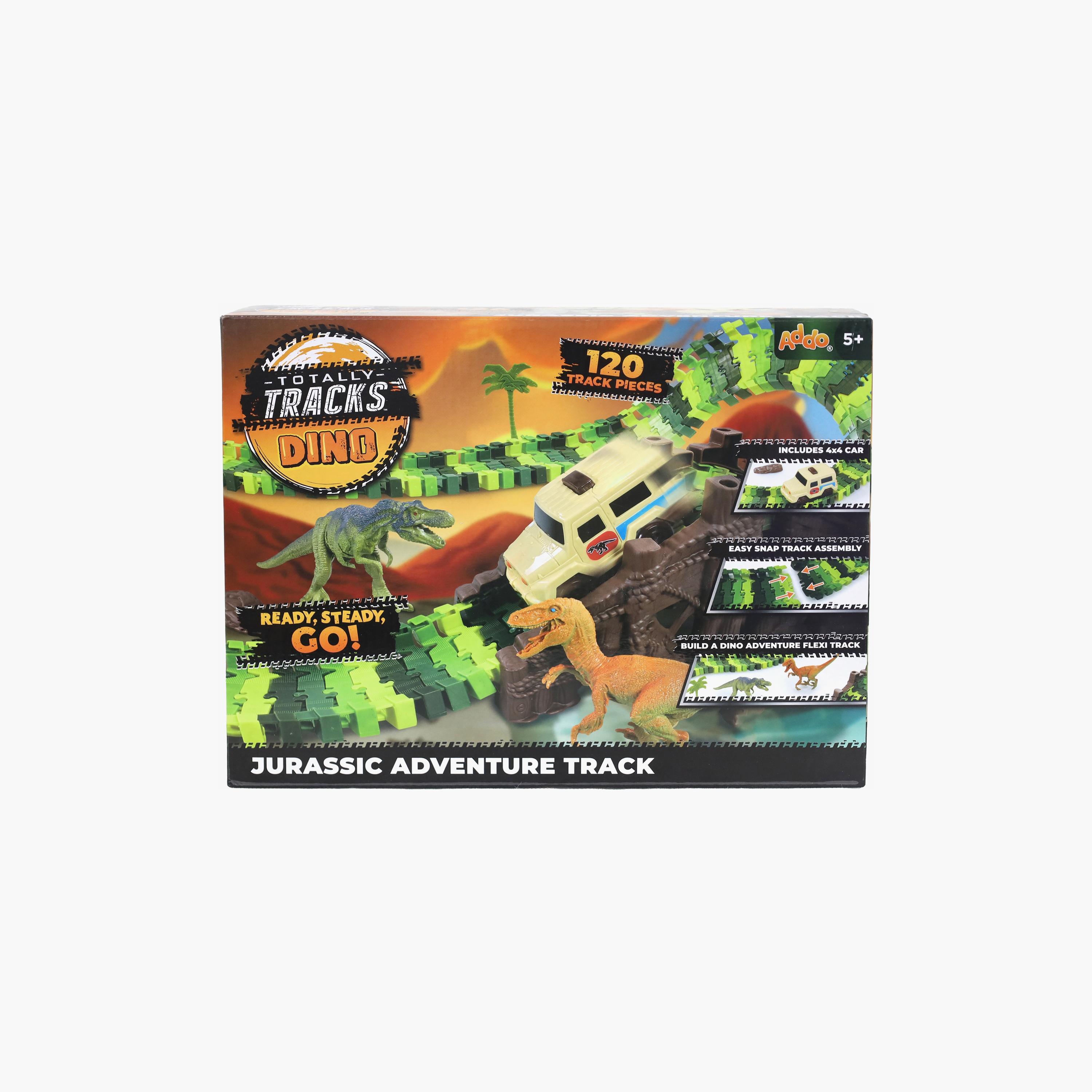 Addo 120-Piece Totally Track Battery Operated Jurassic Adventure Track-toys-playvehicles-racetracks-image-1
