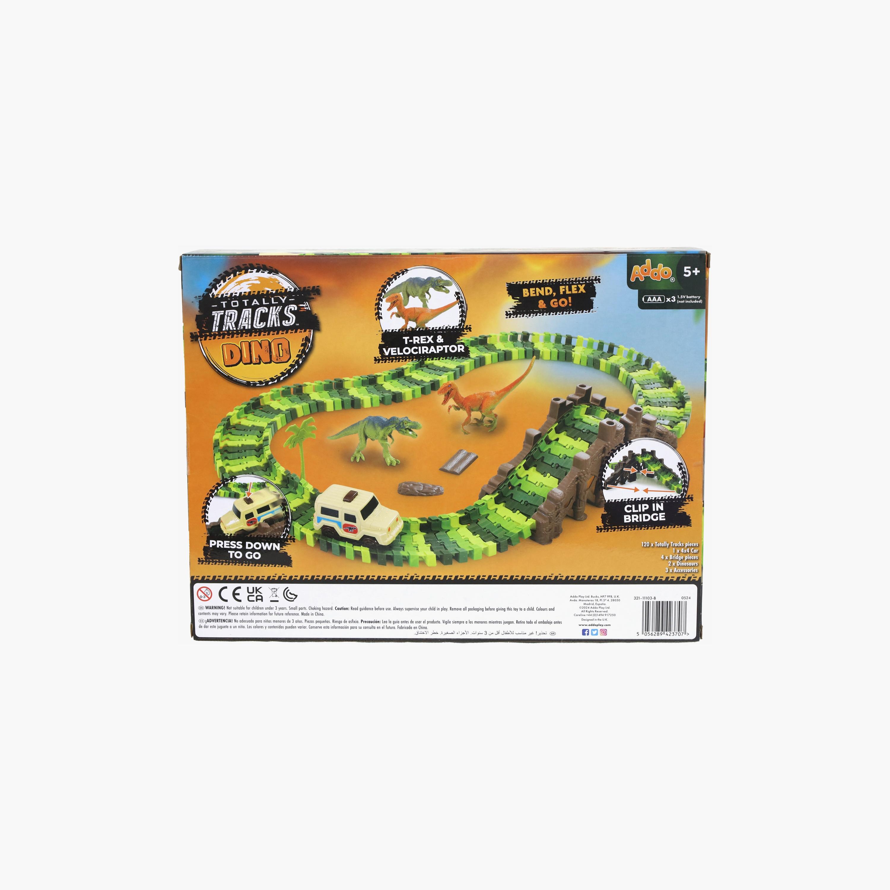 Addo 120-Piece Totally Track Battery Operated Jurassic Adventure Track-toys-playvehicles-racetracks-image-2