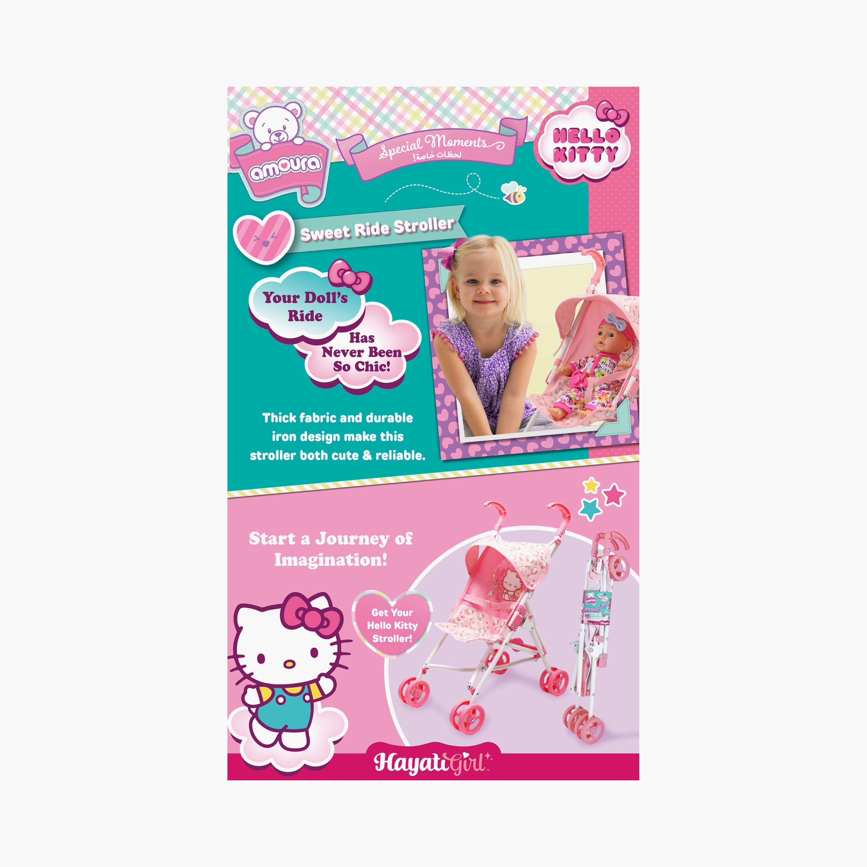 Hello Kitty Amoura Doll Stroller-toys-babyandtoddlertoys-strollertoys-image-5