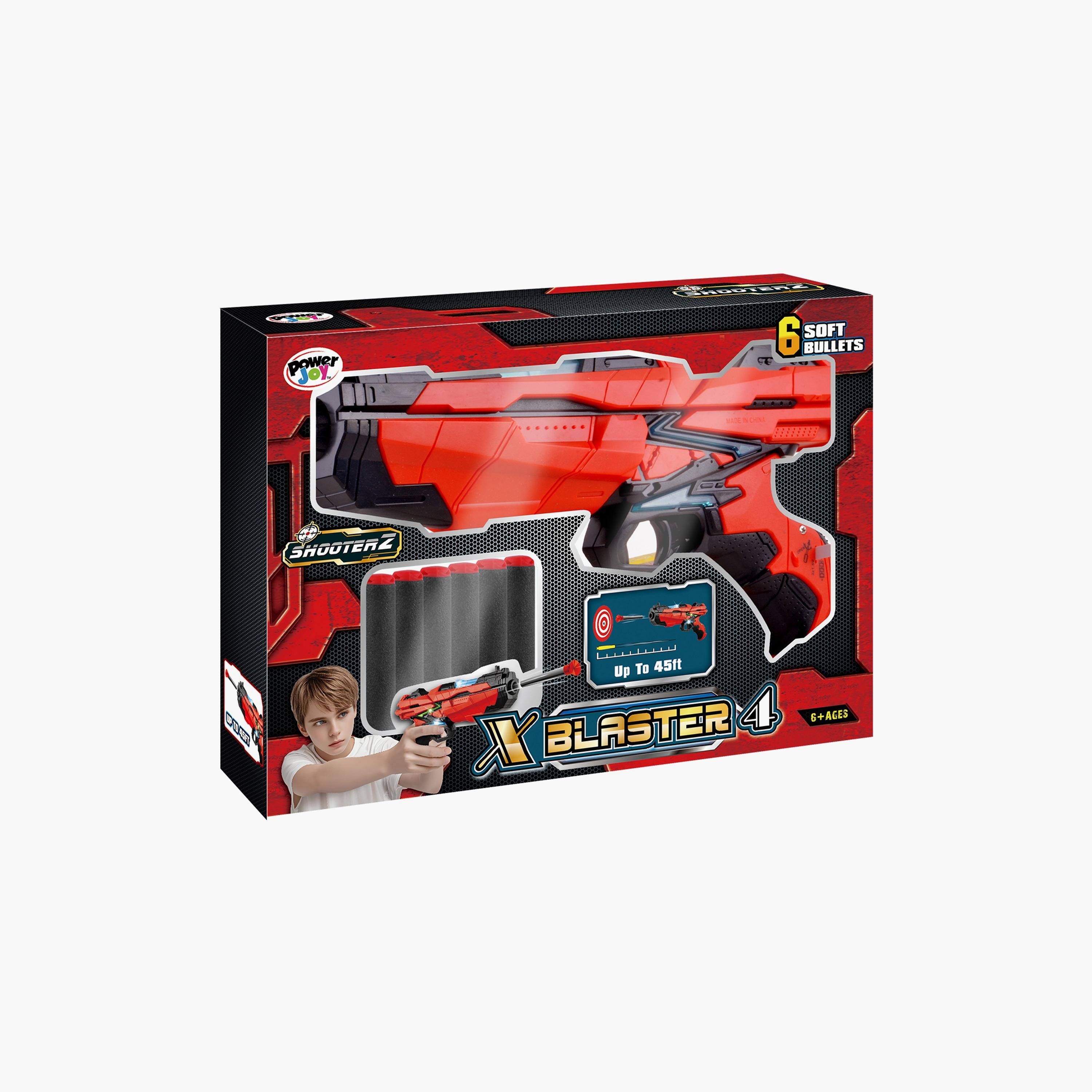 Power Joy Shooterz X Blaster 4 with 6 Foam Bullets-toys-outdoor-gunsandfoamblasters-image-5