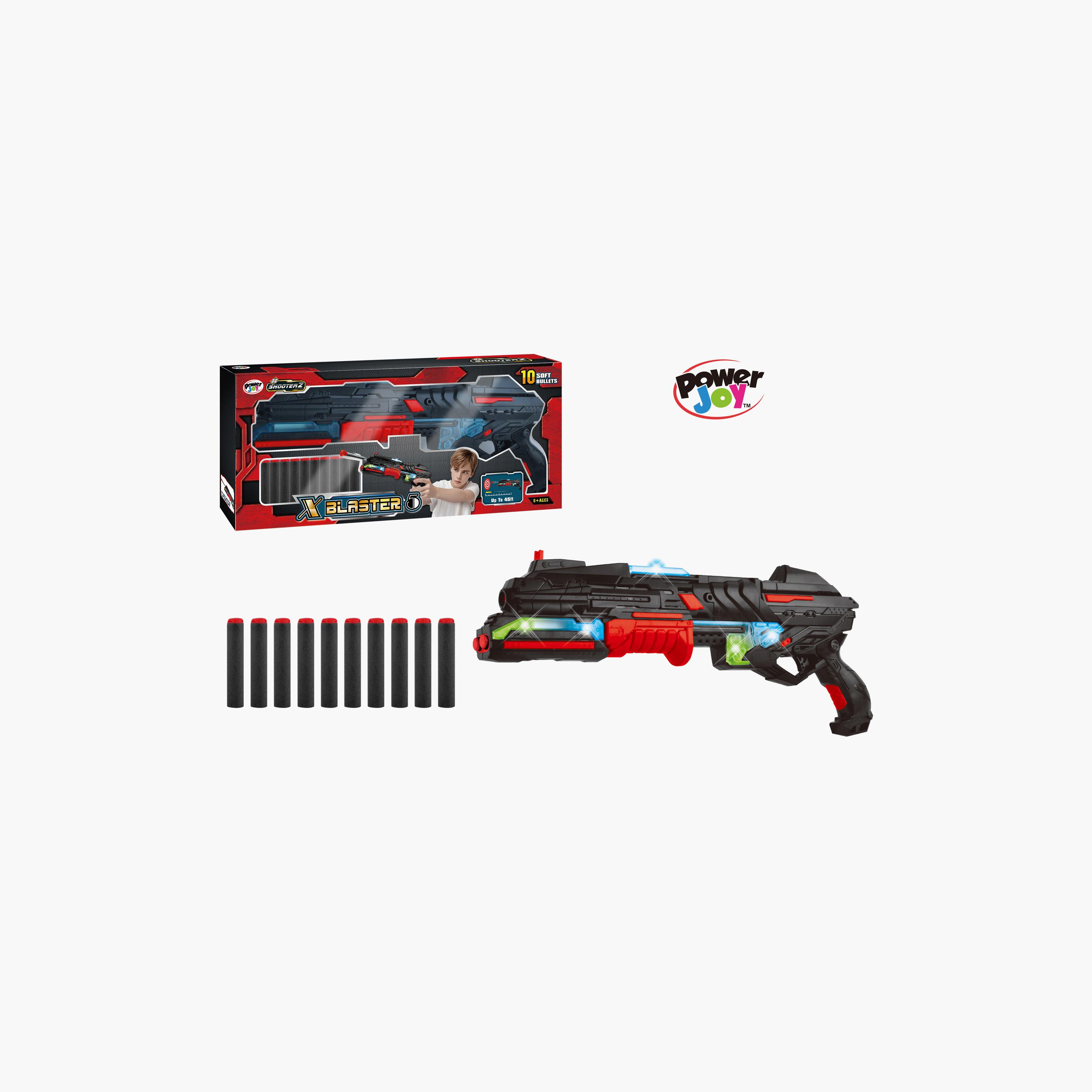 مسدس شوتيرز X بلاستر 5 مع 10 طلقات إسفنجية من باور جوي-toys-outdoor-gunsandfoamblasters-image-5