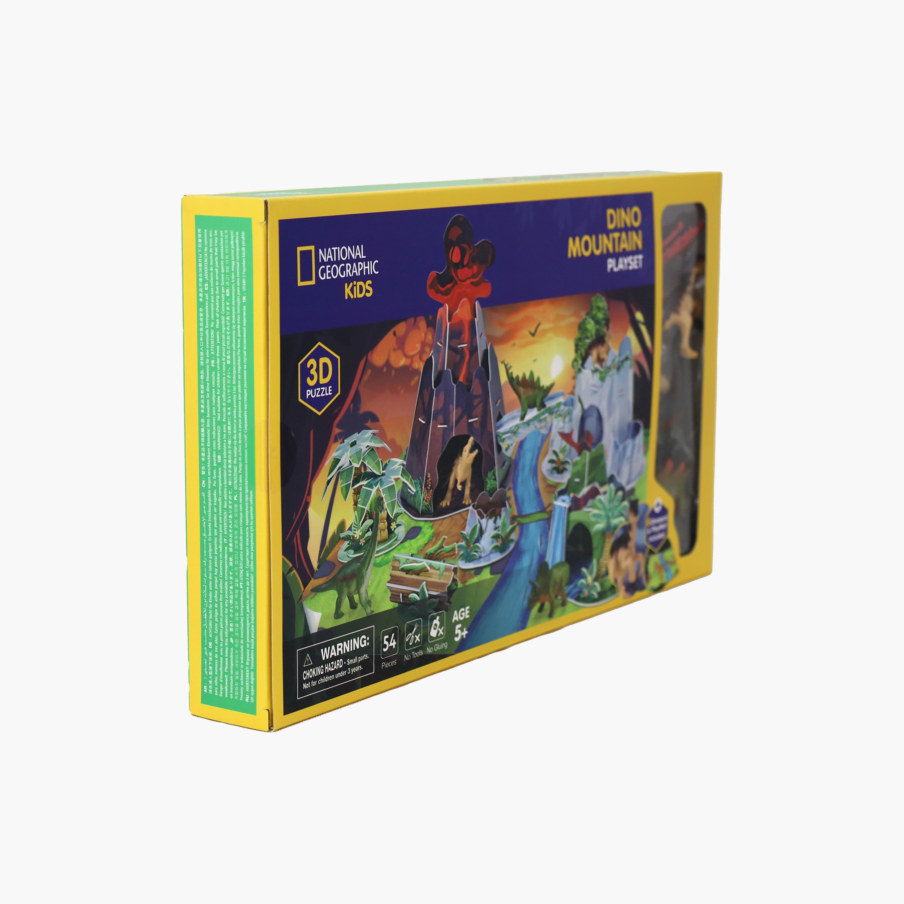 National Geographic 54-Piece 3D Puzzle Dino Mountain Playset-toys-indoortoys-puzzles-image-3