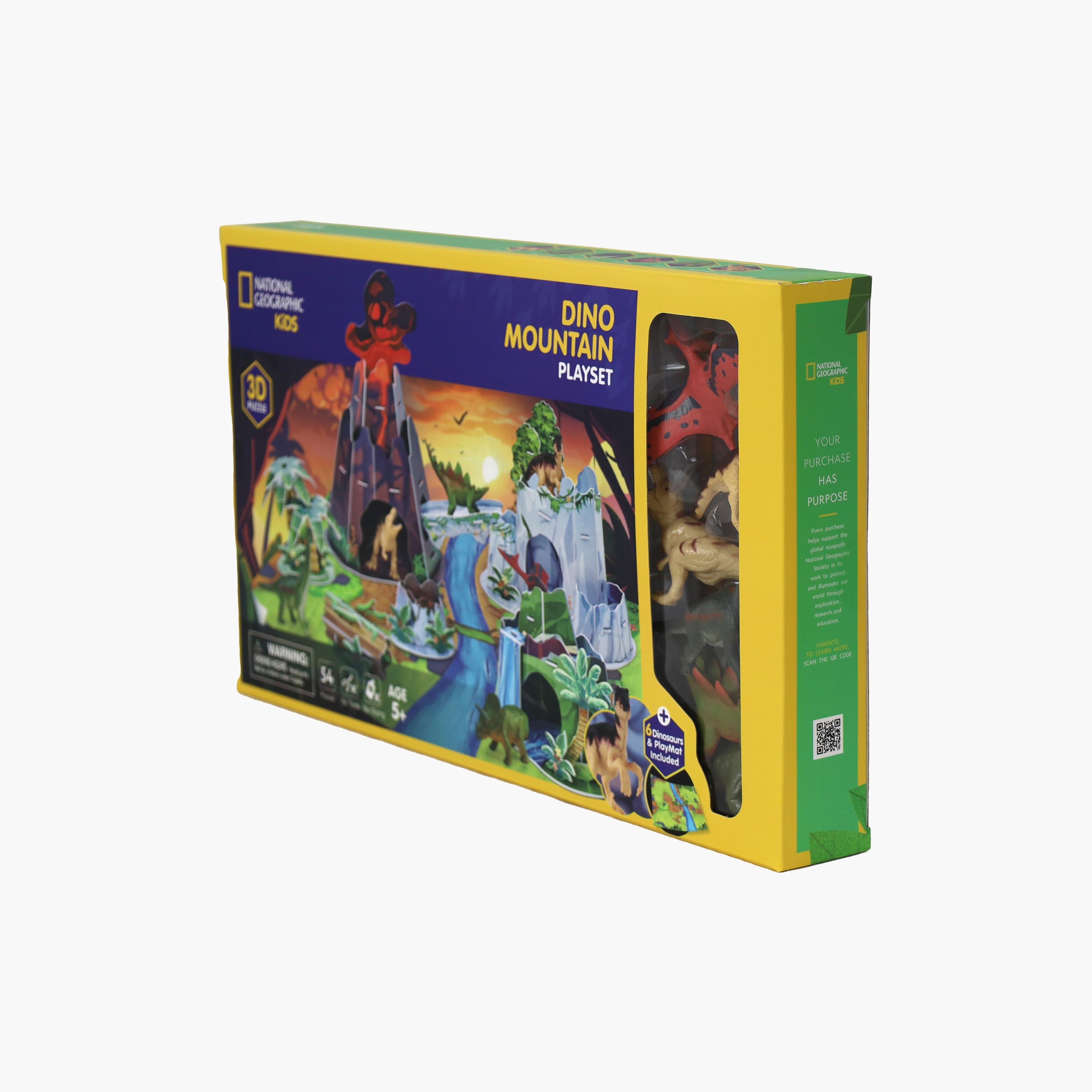 National Geographic 54-Piece 3D Puzzle Dino Mountain Playset-toys-indoortoys-puzzles-image-5
