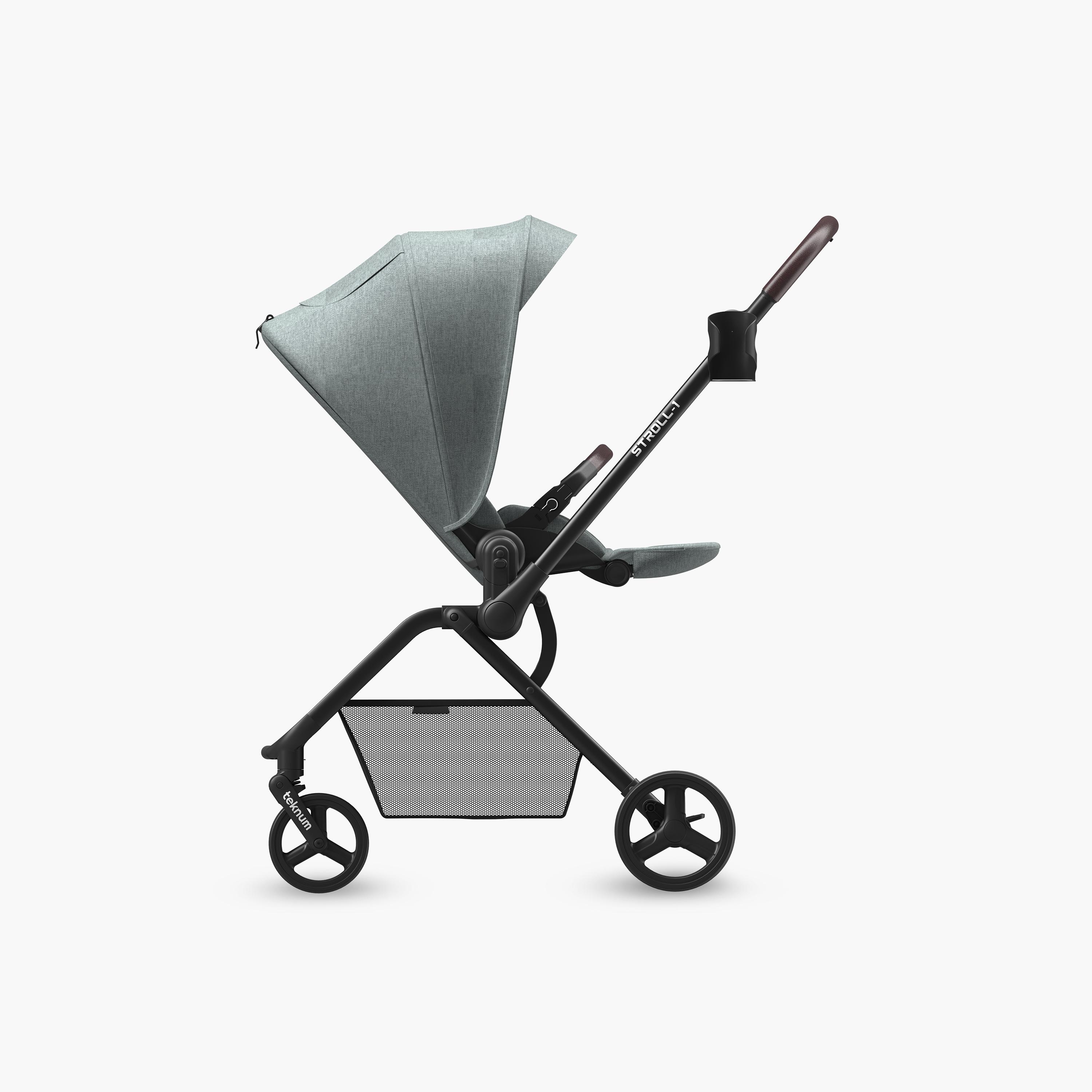Teknum Reversible Travel Stroller with Car Seat - Olive Green-baby-gear-strollersandprams-travelsystems-image-17
