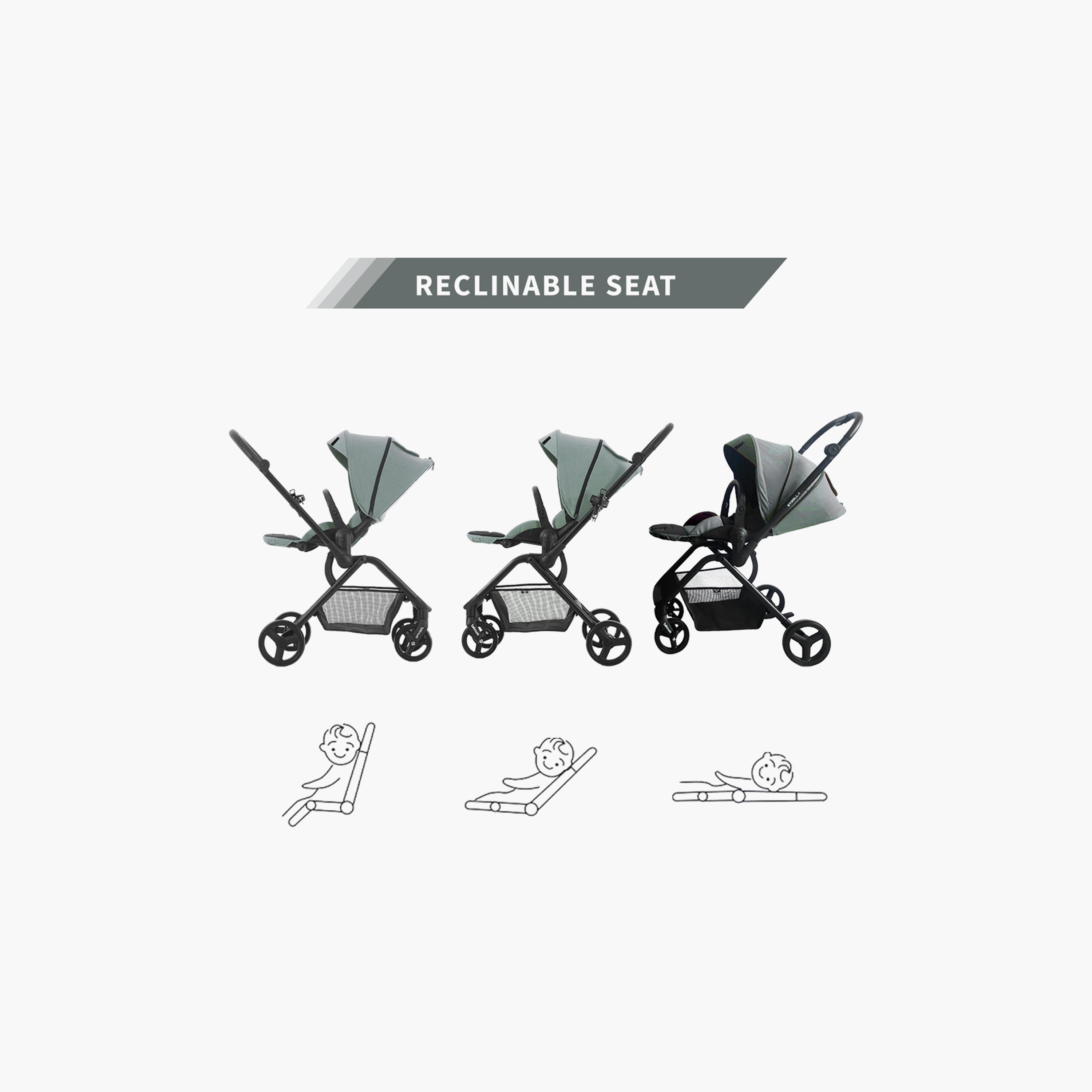 Teknum Reversible Travel Stroller - Olive Green-baby-gear-strollersandprams-travelsystems-image-16