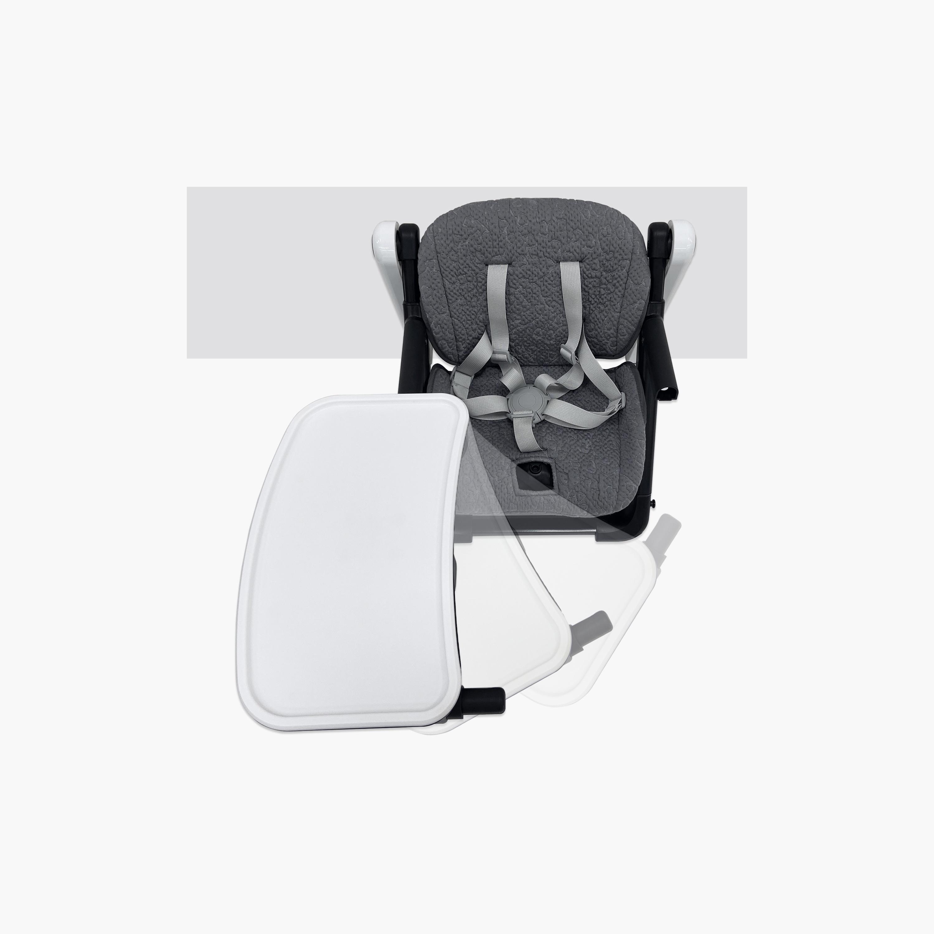 Teknum 3-in-1 Foldable Dining Booster Chair - Grey-baby-feeding-highchairsandboosters-image-13