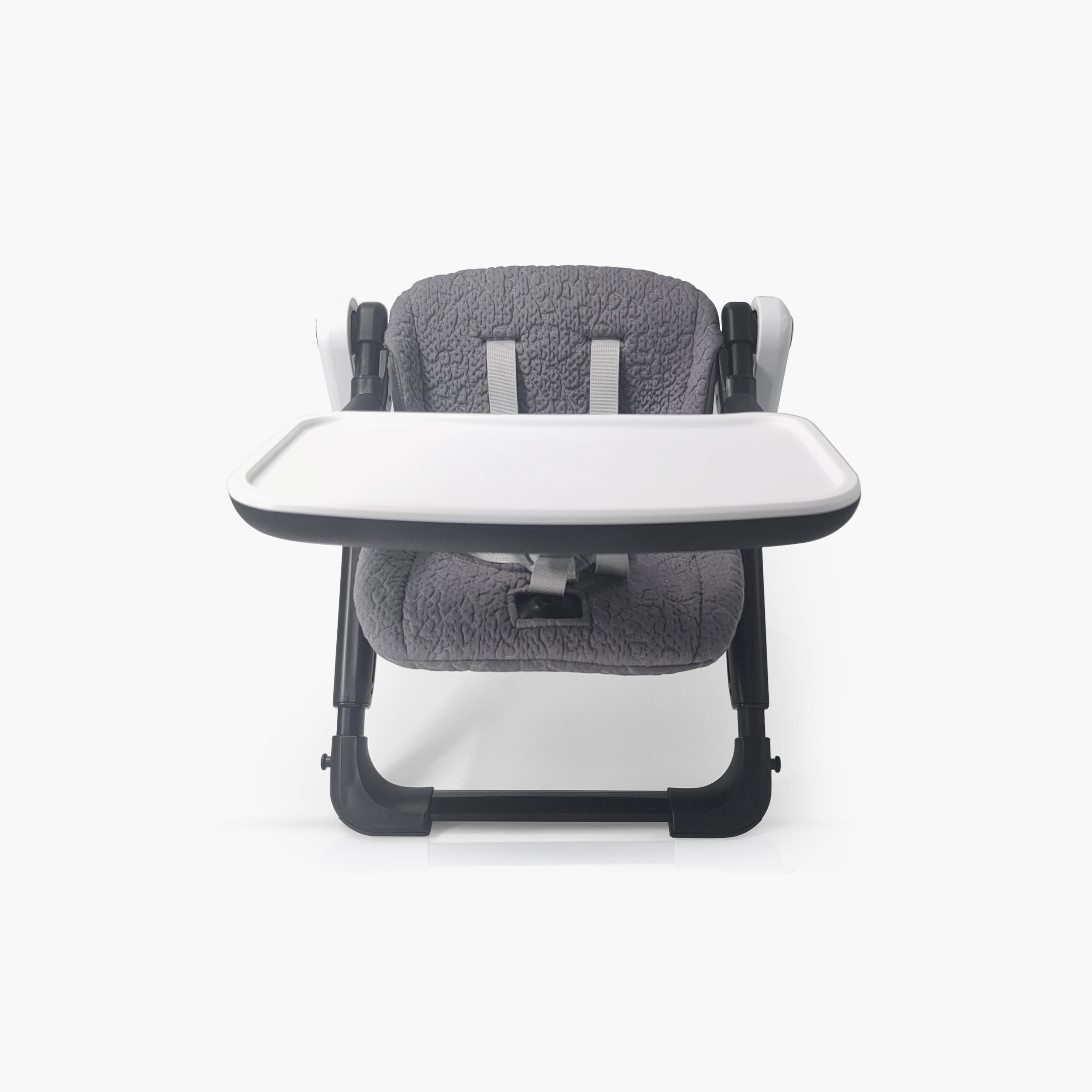 Teknum 3-in-1 Foldable Dining Booster Chair - Grey-baby-feeding-highchairsandboosters-image-9