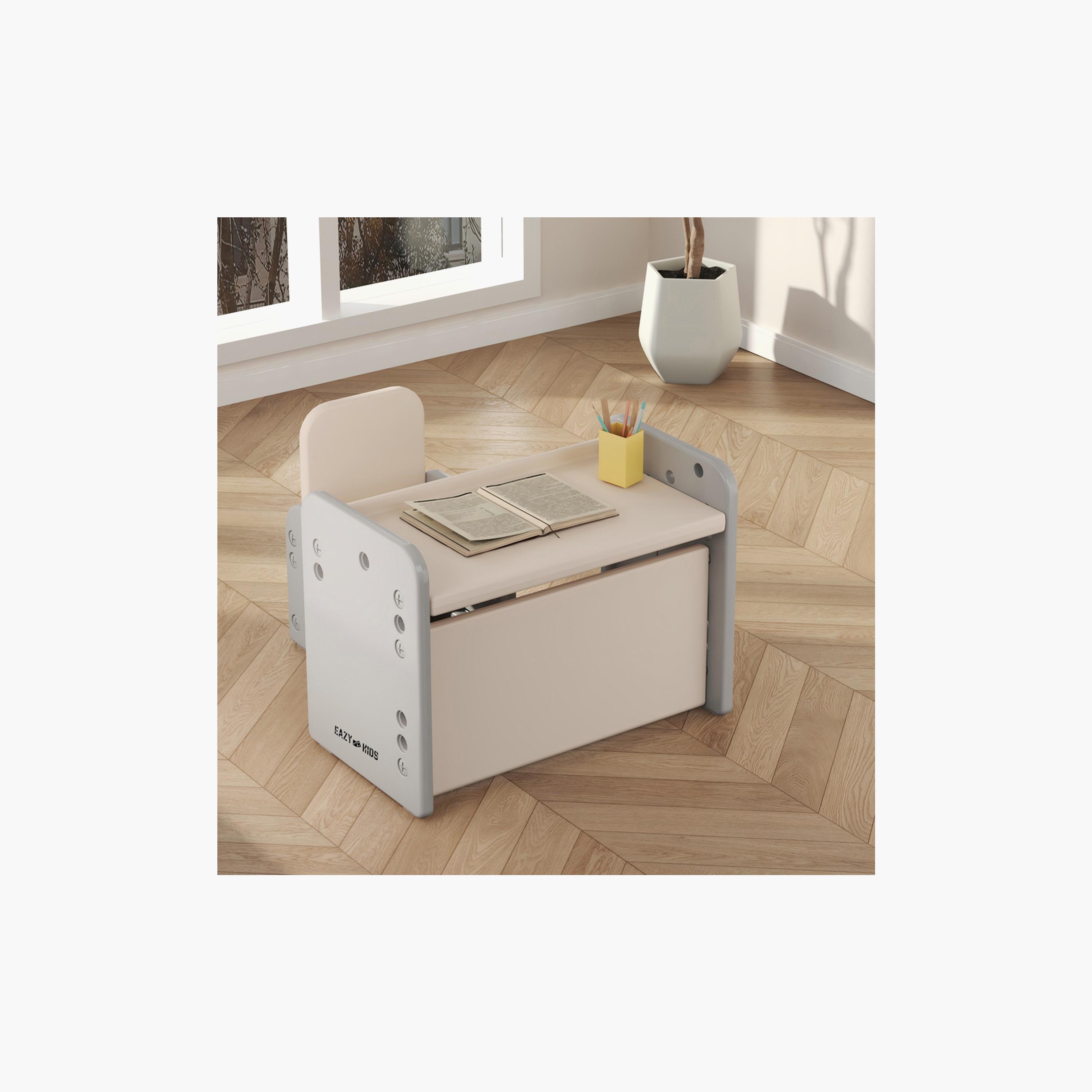 طقم طاولة وكرسي بزاوية قابلة للتعديل من إيزي كيدز - رمادي-baby-nursery-furniture-chairsandtables-image-6