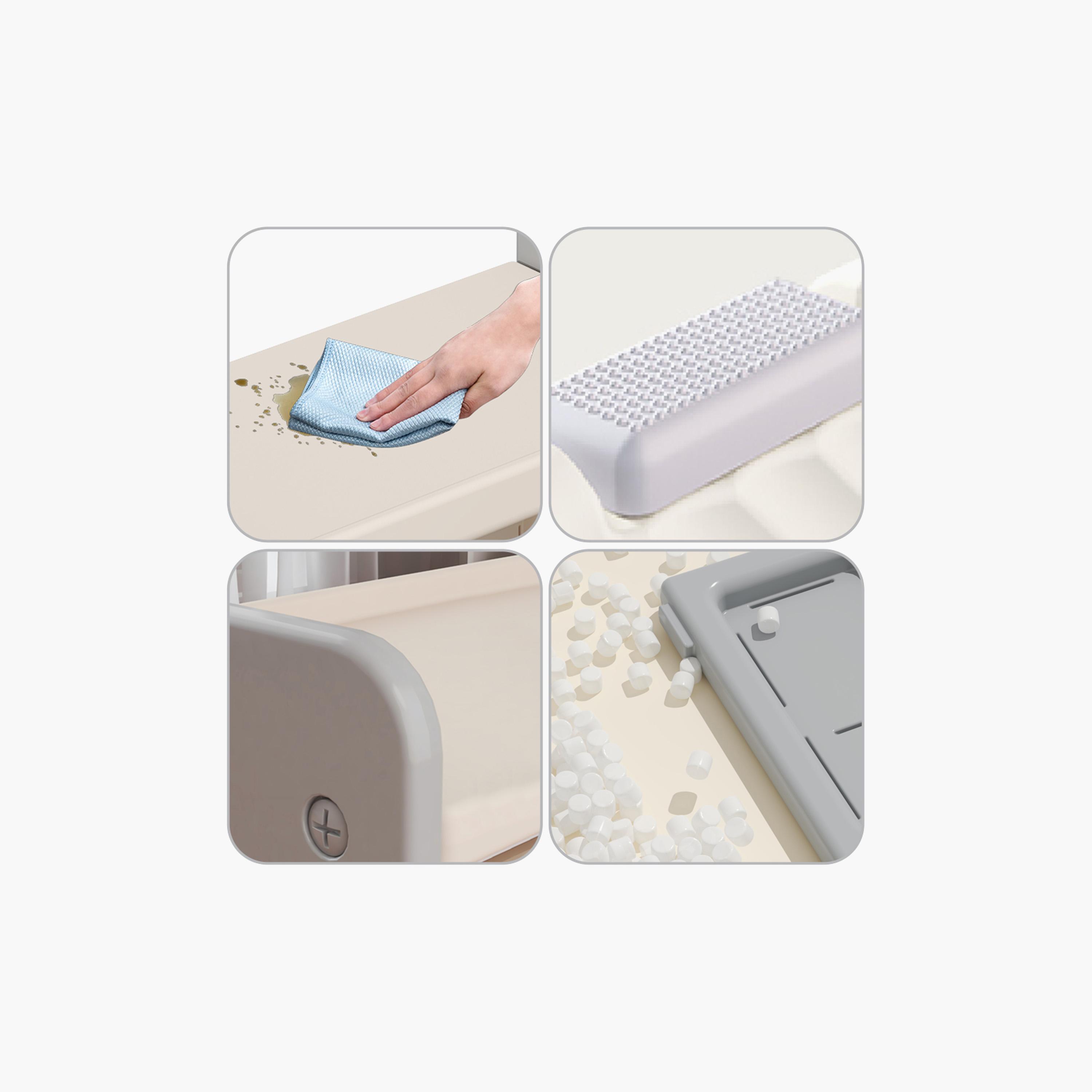 طقم طاولة وكرسي بزاوية قابلة للتعديل من إيزي كيدز - رمادي-baby-nursery-furniture-chairsandtables-image-2