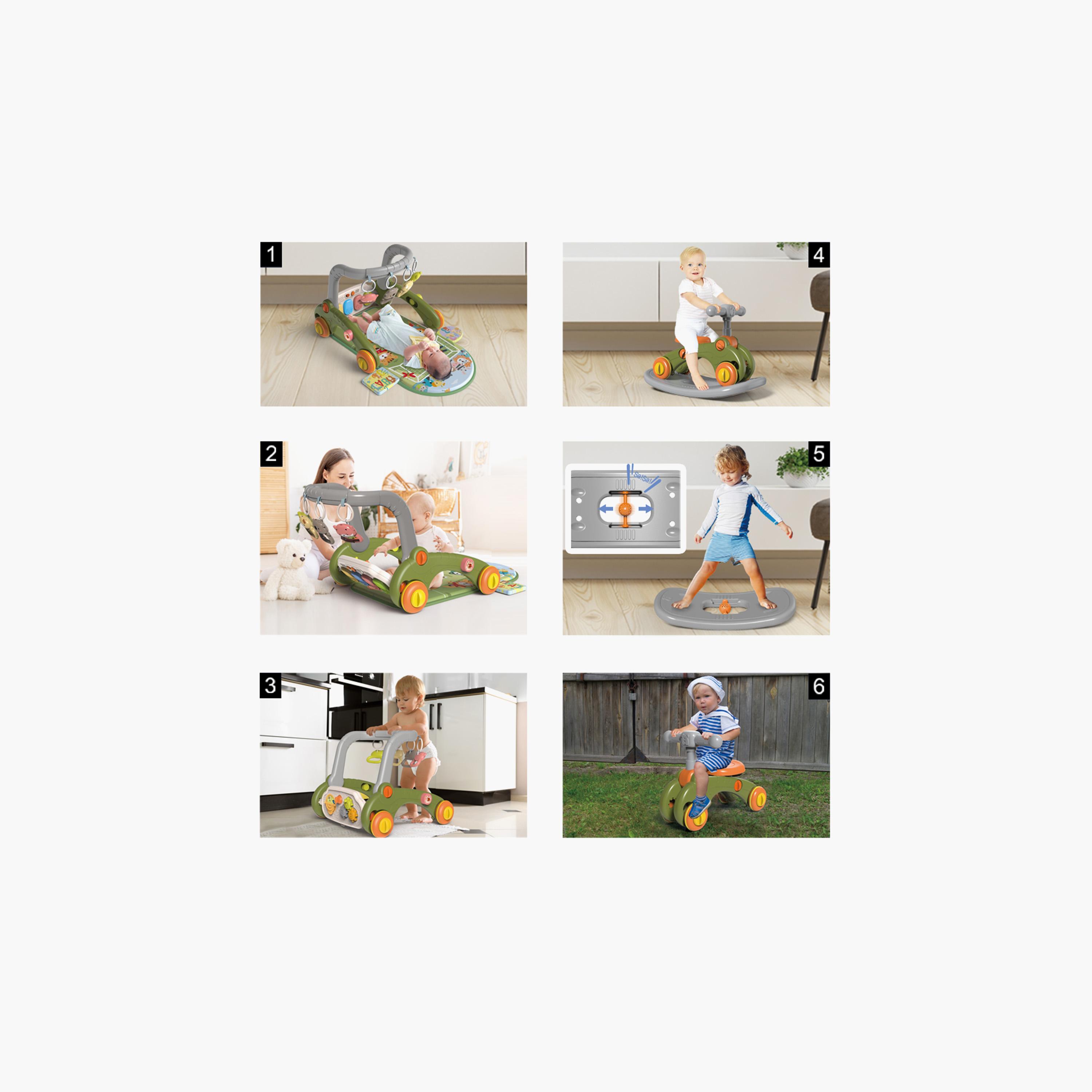 Little Story 6-in-1 Baby Walker & Activity Center - Green-baby-infantactivity-walkers-image-11
