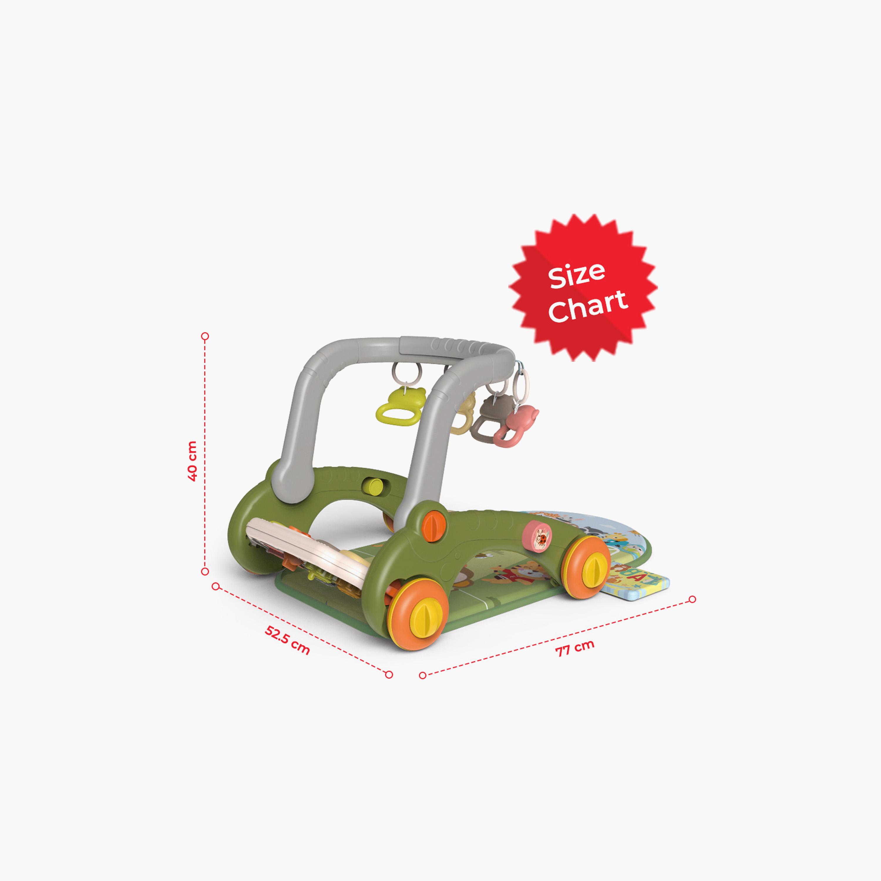 Little Story 6-in-1 Baby Walker & Activity Center - Green-baby-infantactivity-walkers-image-3