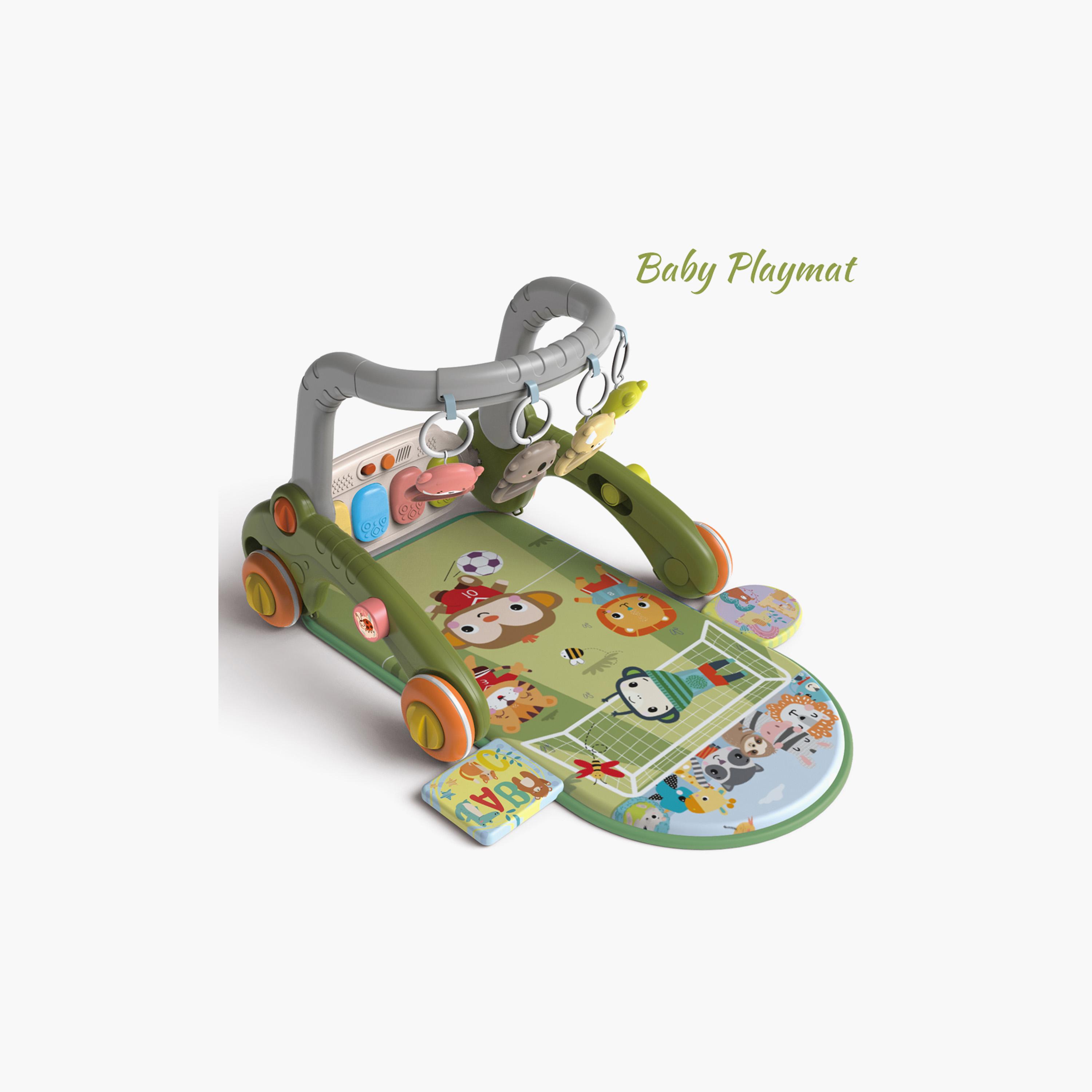 Little Story 6-in-1 Baby Walker & Activity Center - Green-baby-infantactivity-walkers-image-4