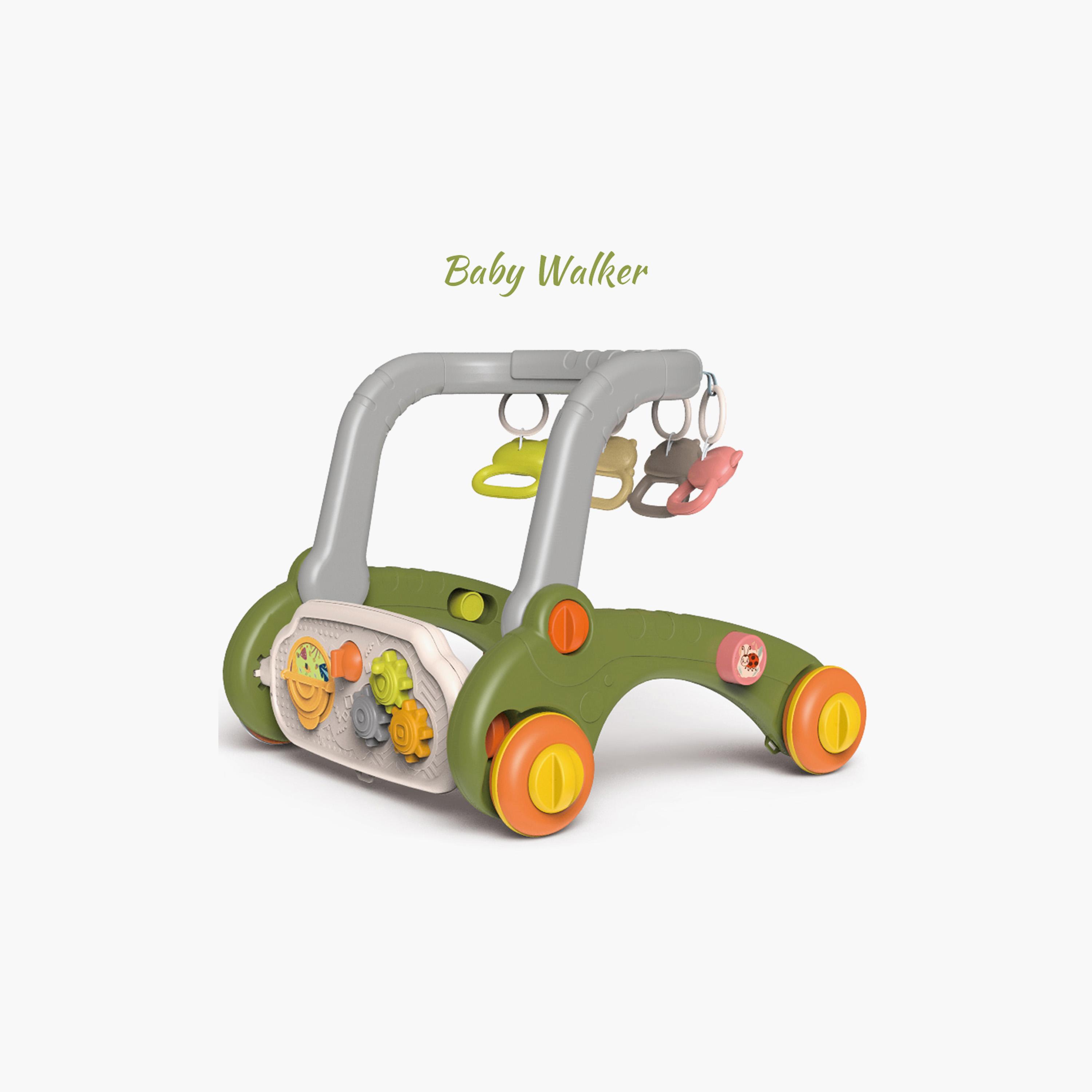 Little Story 6-in-1 Baby Walker & Activity Center - Green-baby-infantactivity-walkers-image-6