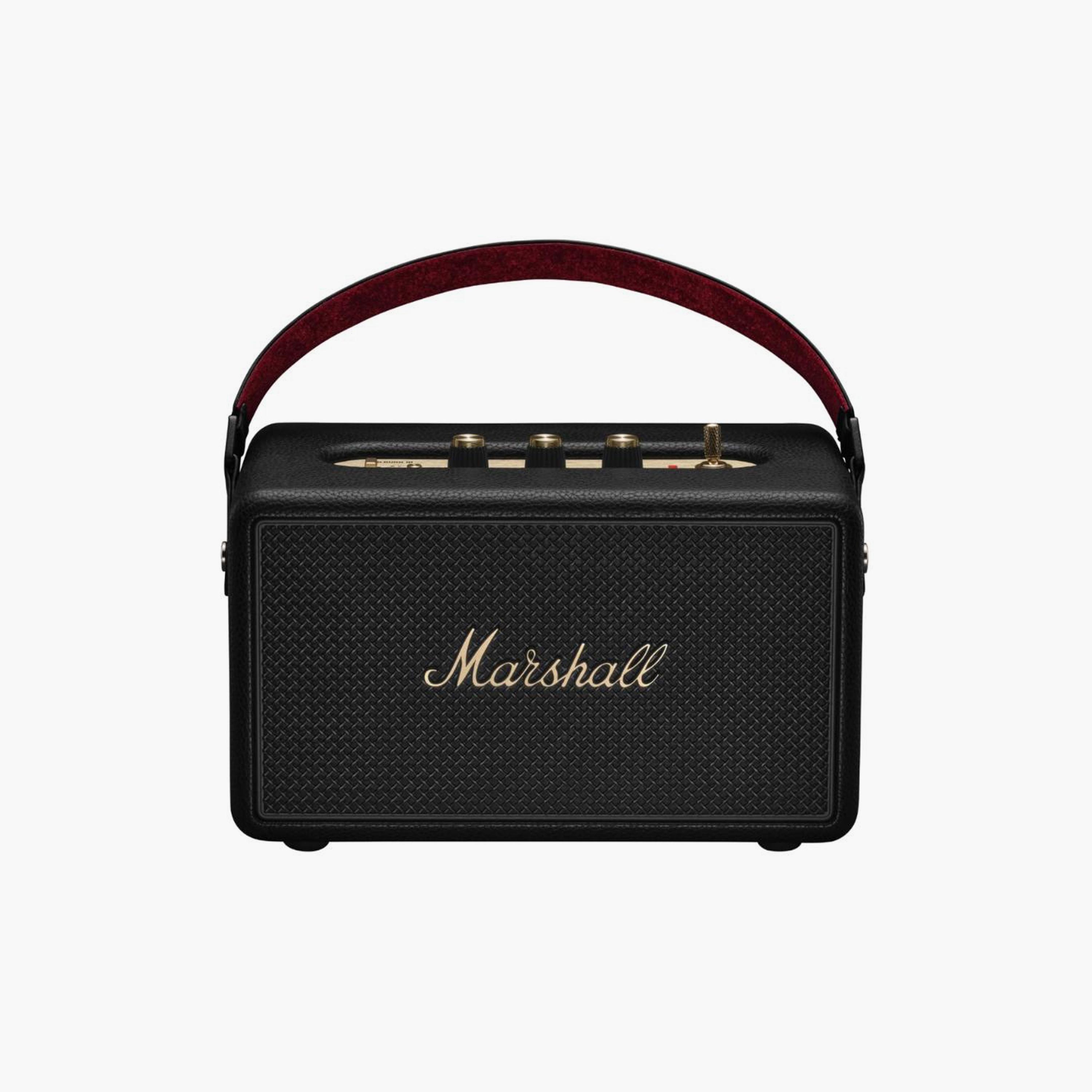 Marshall Kilburn III Portable Bluetooth Speaker - Black & Brass-electronics-speakers-image-1