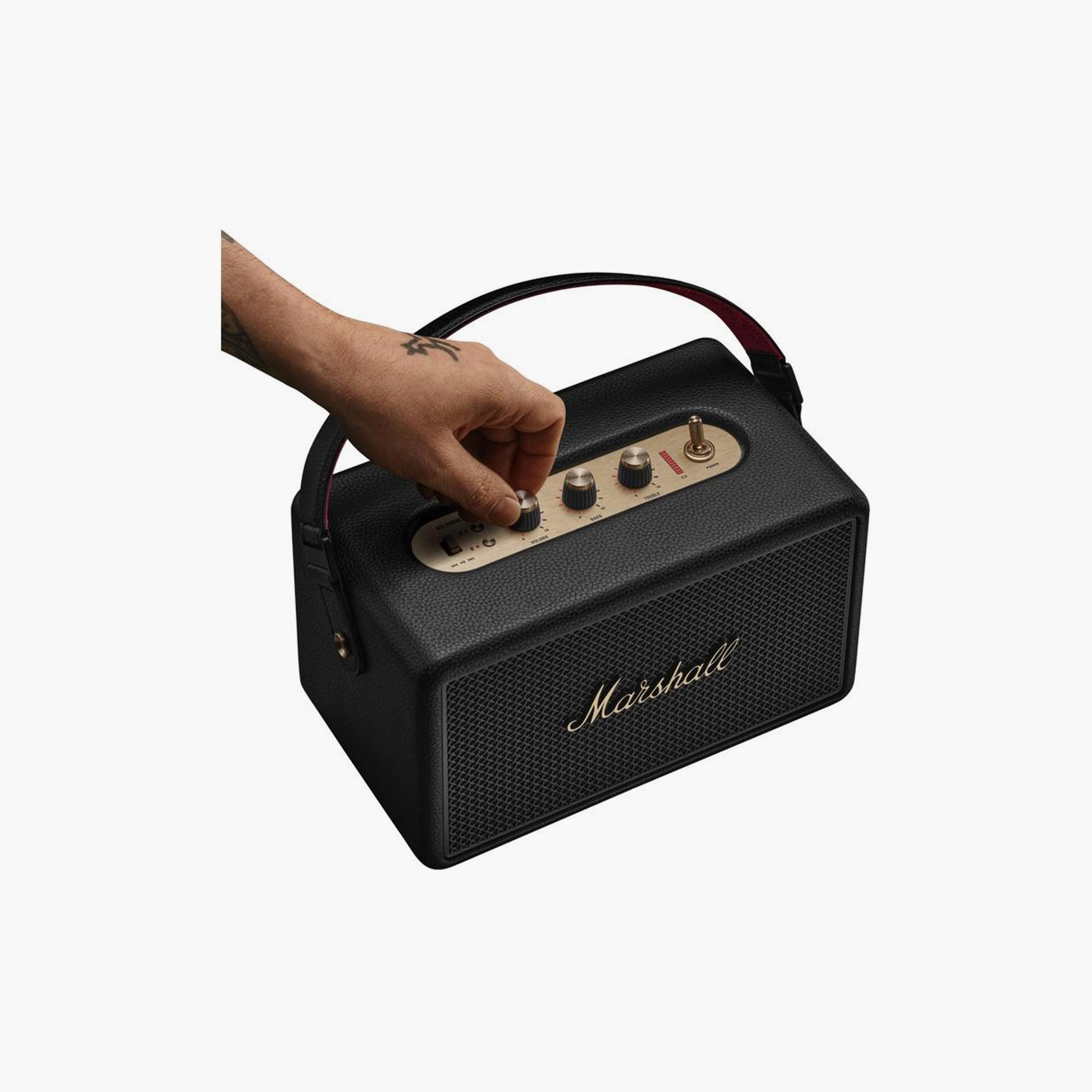 Marshall Kilburn III Portable Bluetooth Speaker - Black & Brass-electronics-speakers-image-5