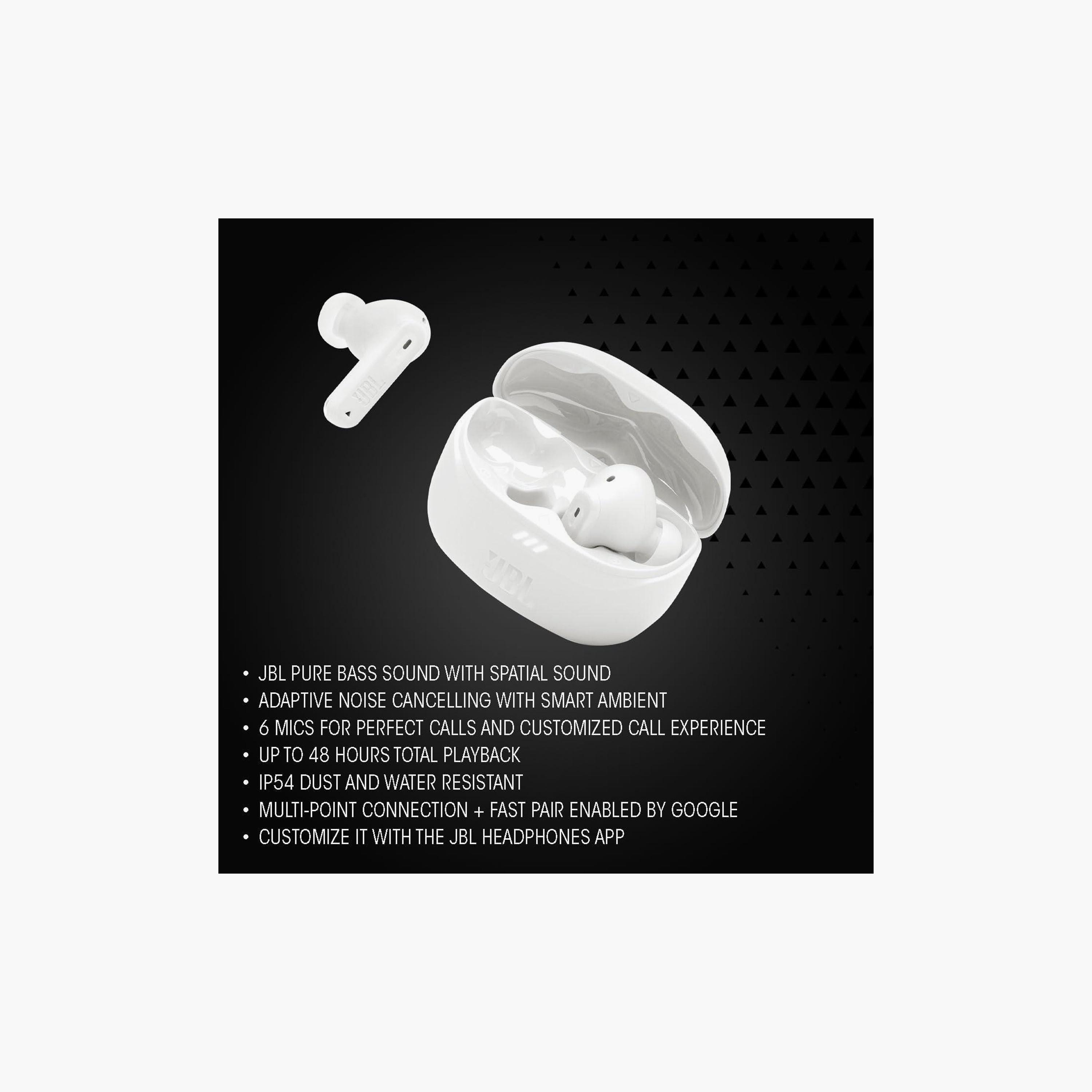 JBL Tune Beam 2 True Wireless Noise Cancelling Earbuds Ghost Black | JBLTBEAM2GBLK-electronics-headphonesandearphones-image-5