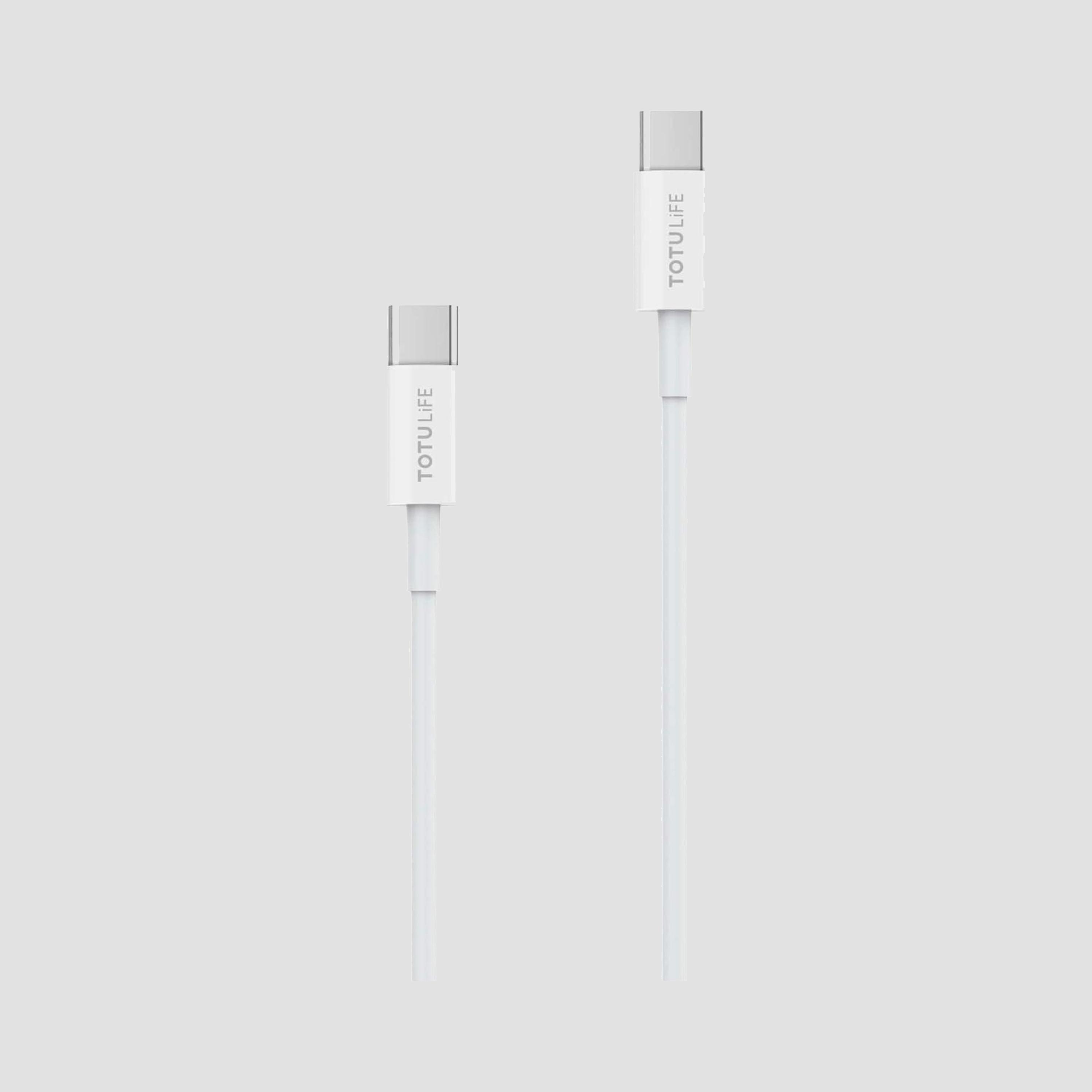 Totudesign Pure Series USB-C To USB-C Cable 2M White | T-CBPRCC2WH-electronics-accessories-mobileaccesories-image-3