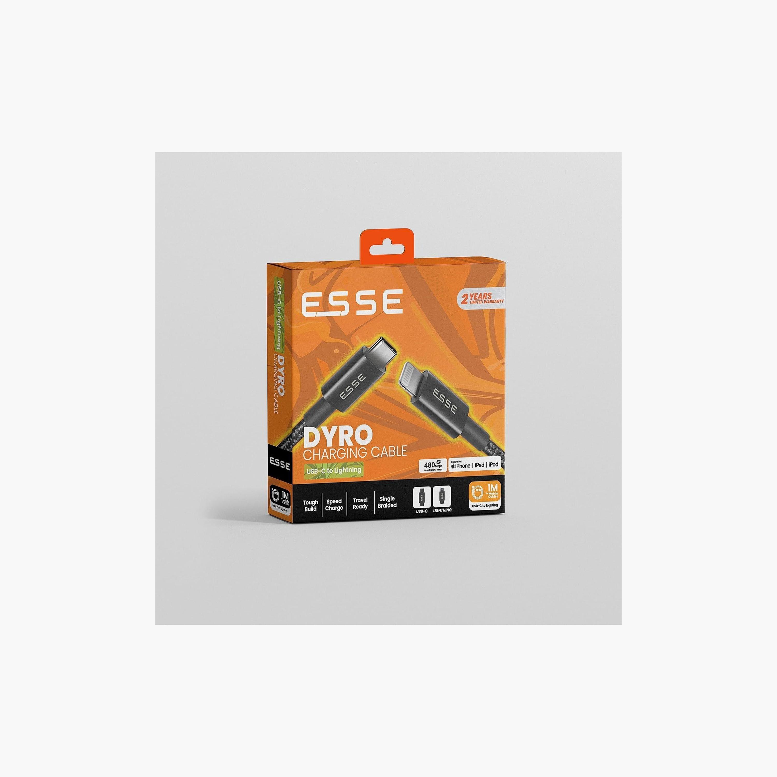 Esse Lightning To Type C Fast Charging Cable 1M Black | ECB-TYCL17033-electronics-accessories-mobileaccesories-image-5