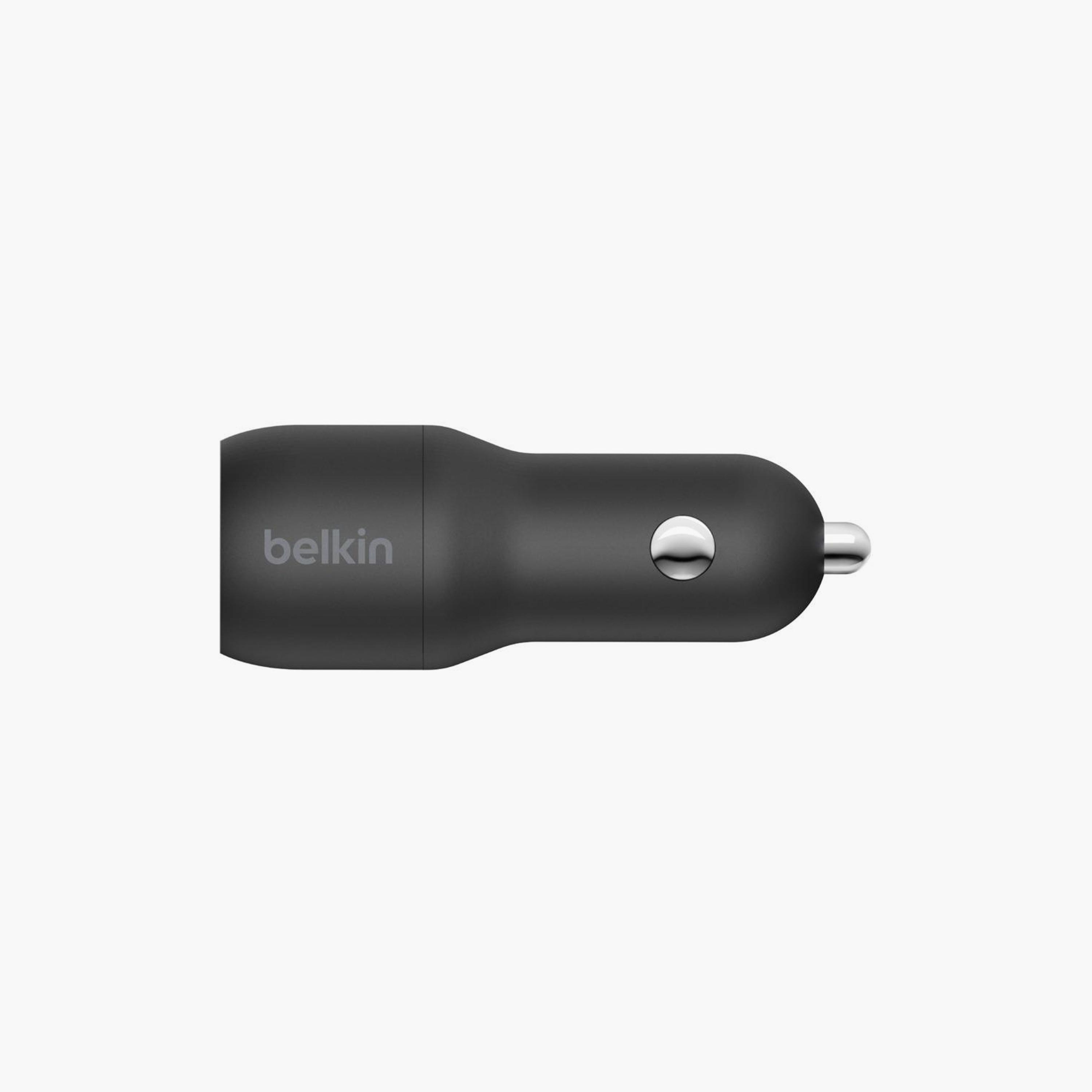 Belkin Boost Charge Dual USB-A Car Charger 24W + 1Meter Lightning Cable Black | BKN-CCD001BT1MBK-electronics-portabledevices-image-2