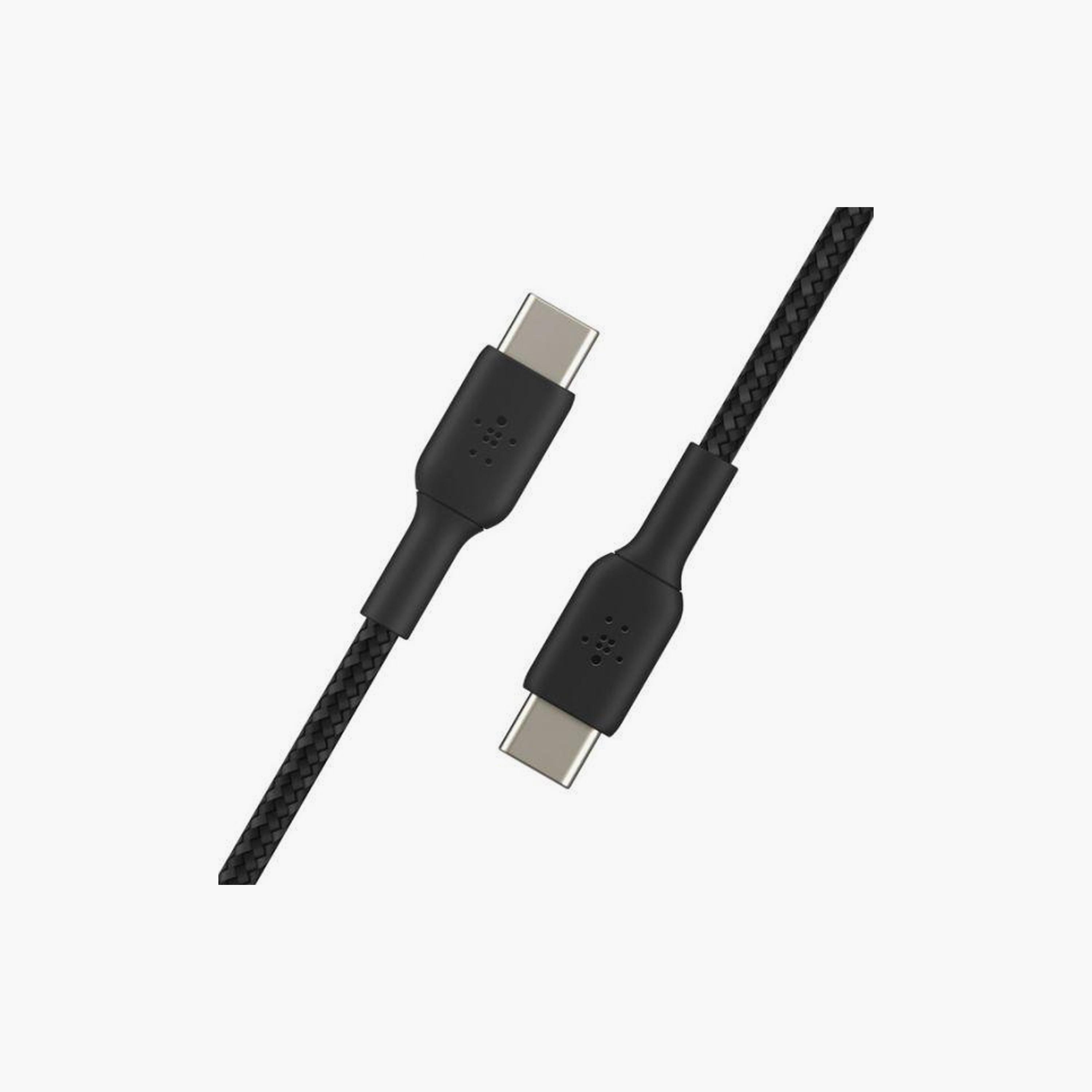 Belkin Braided USB-C To USB-C Lightning Cable Black | BL-CBL-USB.C-USB.C-1M-BLK-electronics-accessories-mobileaccesories-image-3