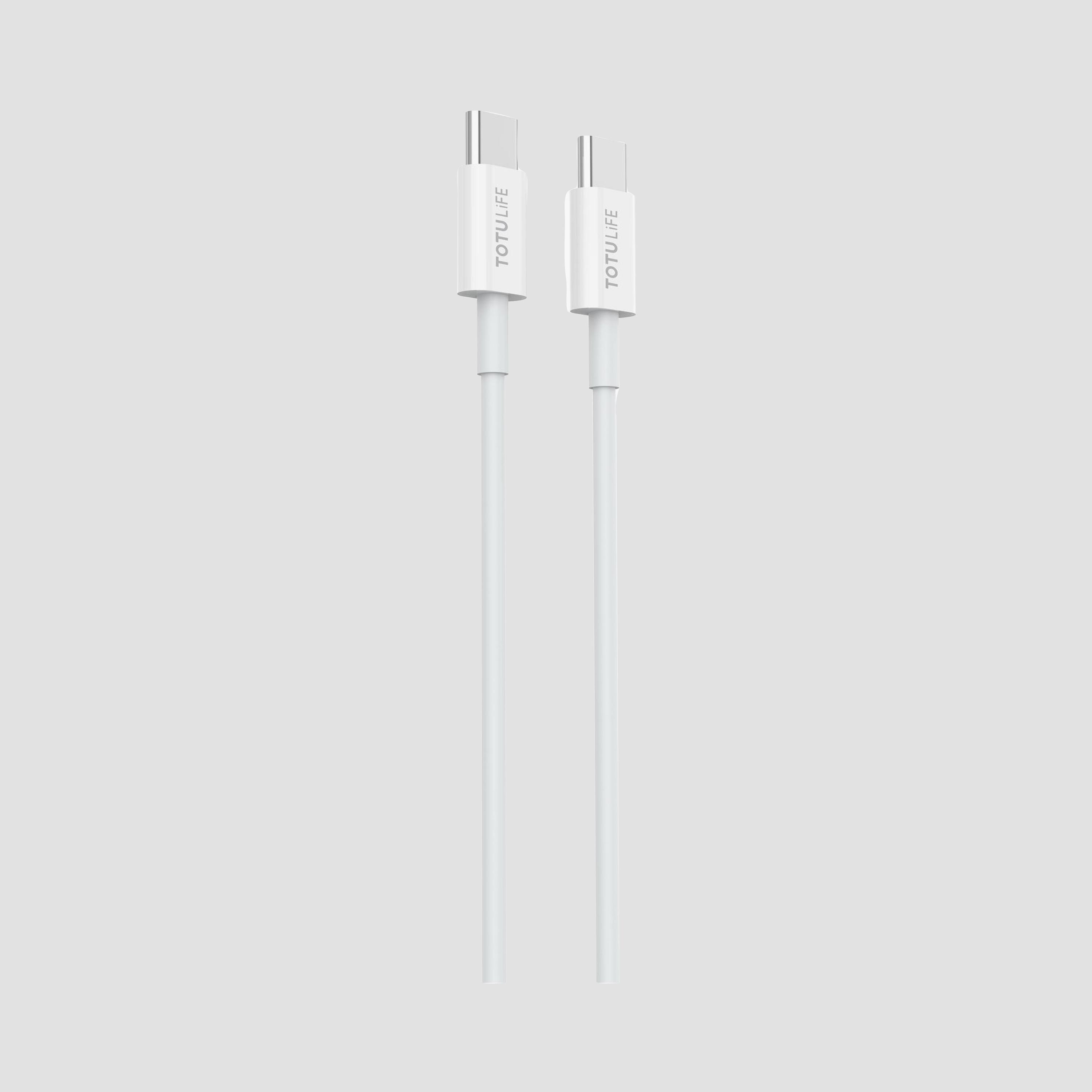 كابل توتوديزاين سلسلة بيور PD Type-C-Type-C بطول 1 متر - أبيض | T-CBPRCCWH-electronics-accessories-mobileaccesories-image-3